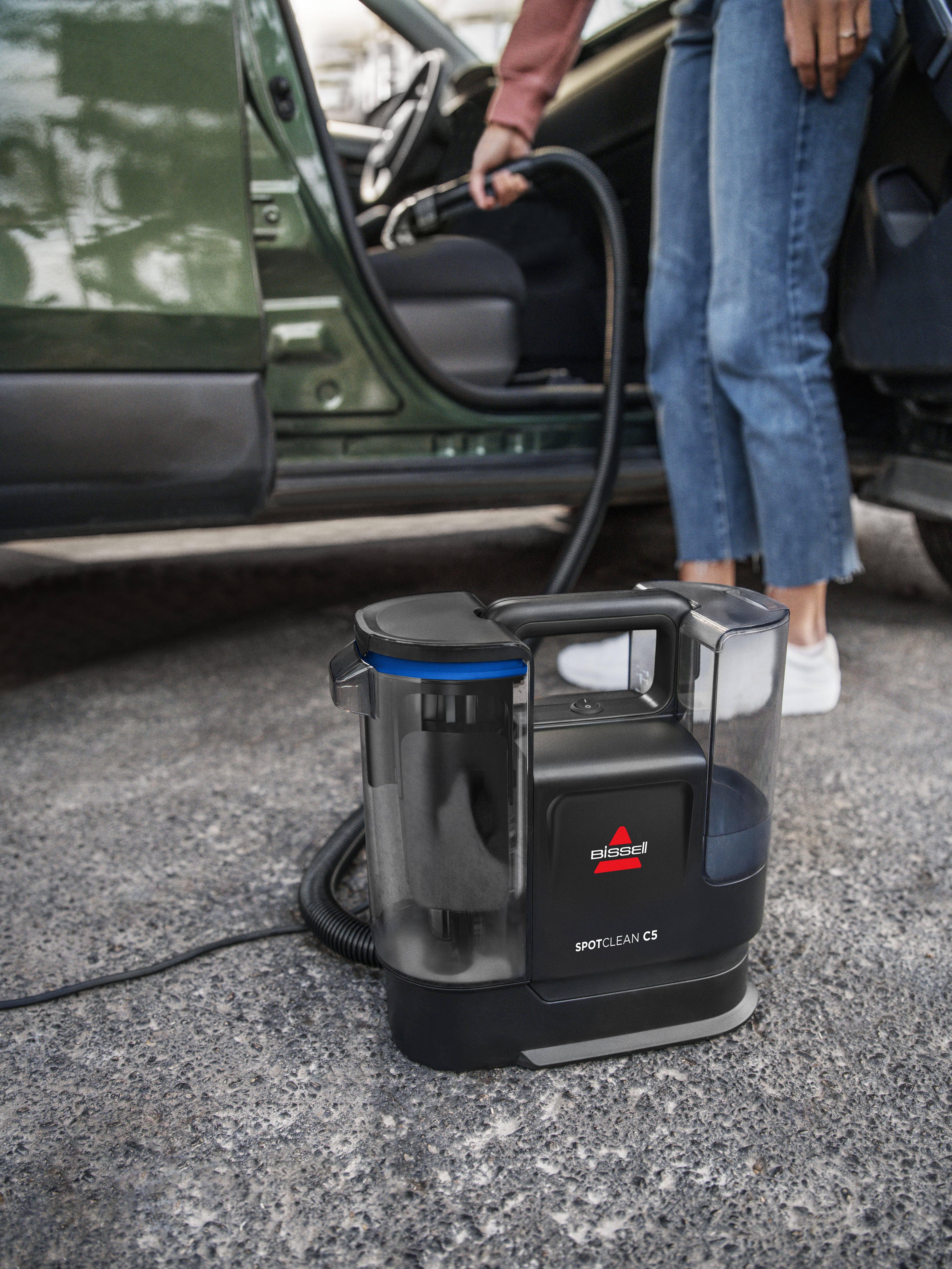 Bissell Waszuiger 3928N, SpotClean C5 Select, krachtig, klein, dual-tank >15kpa, zelfreinigend, reinigt vlekken op tapijt, bekleding, autostoel