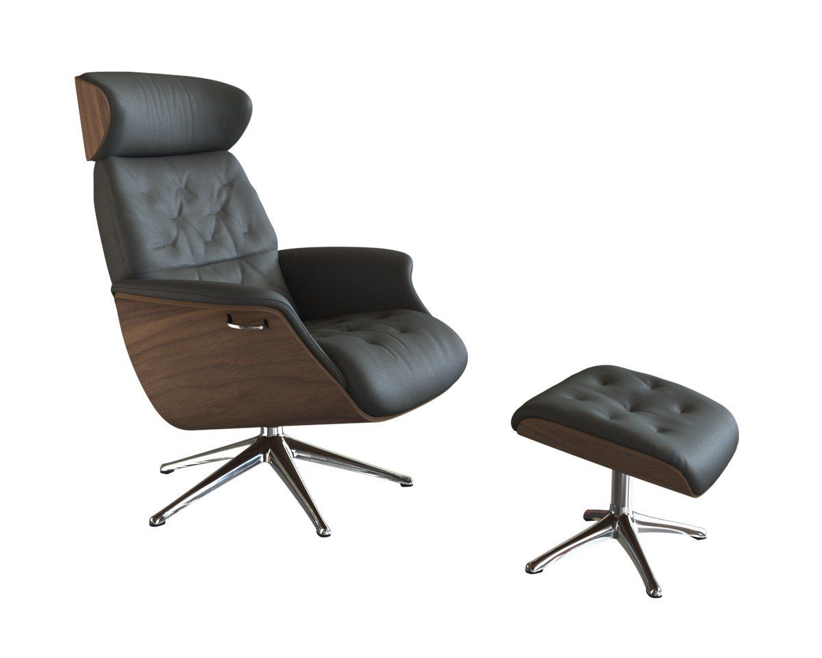 FLEXLUX Relaxfauteuil Volden, functionele stoel, gestoffeerde stoel, armleuningen, TV-fauteuil