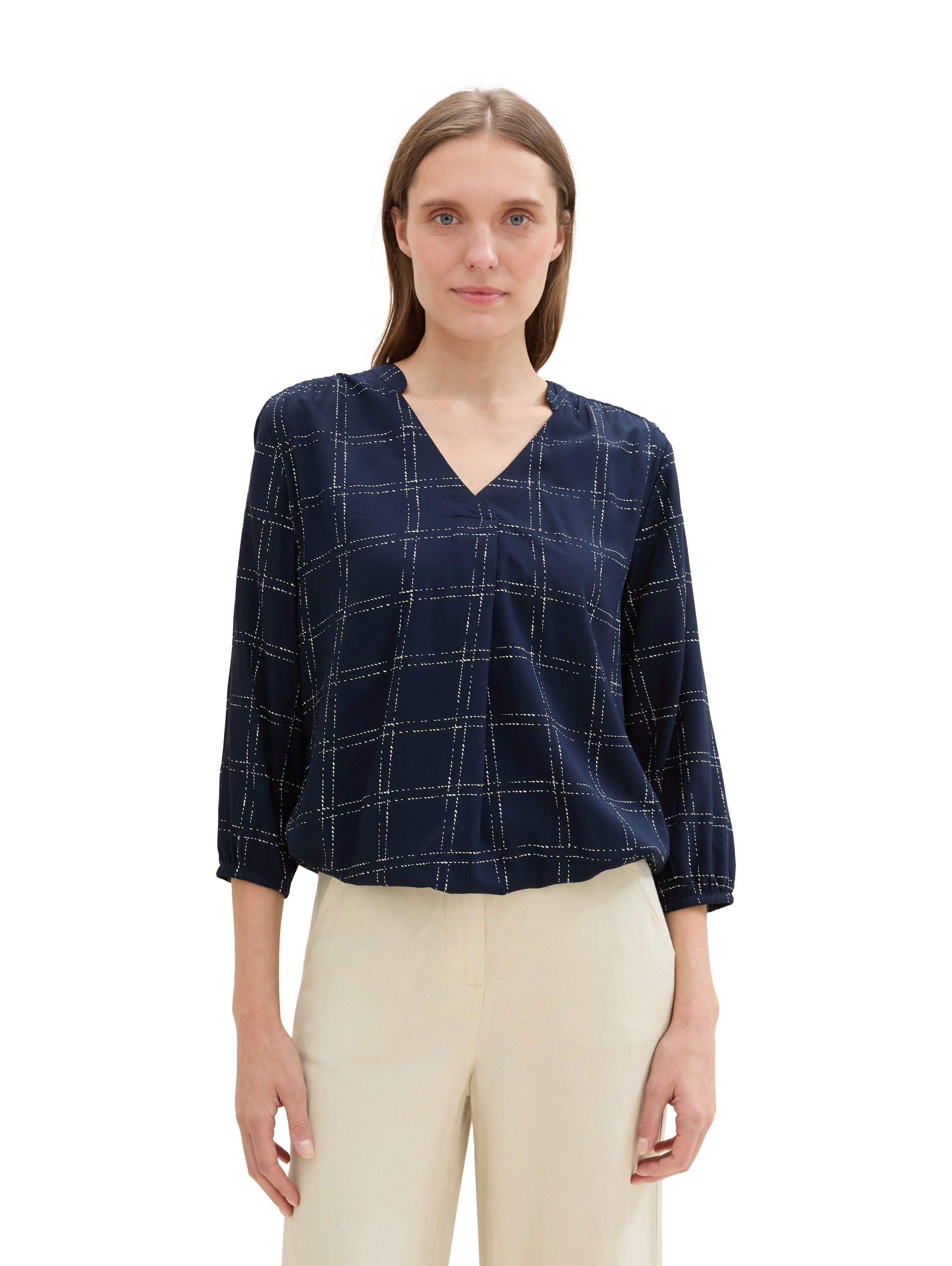 Tom Tailor Blouse met lange mouwen met livaeco by birla cellulose(tm)