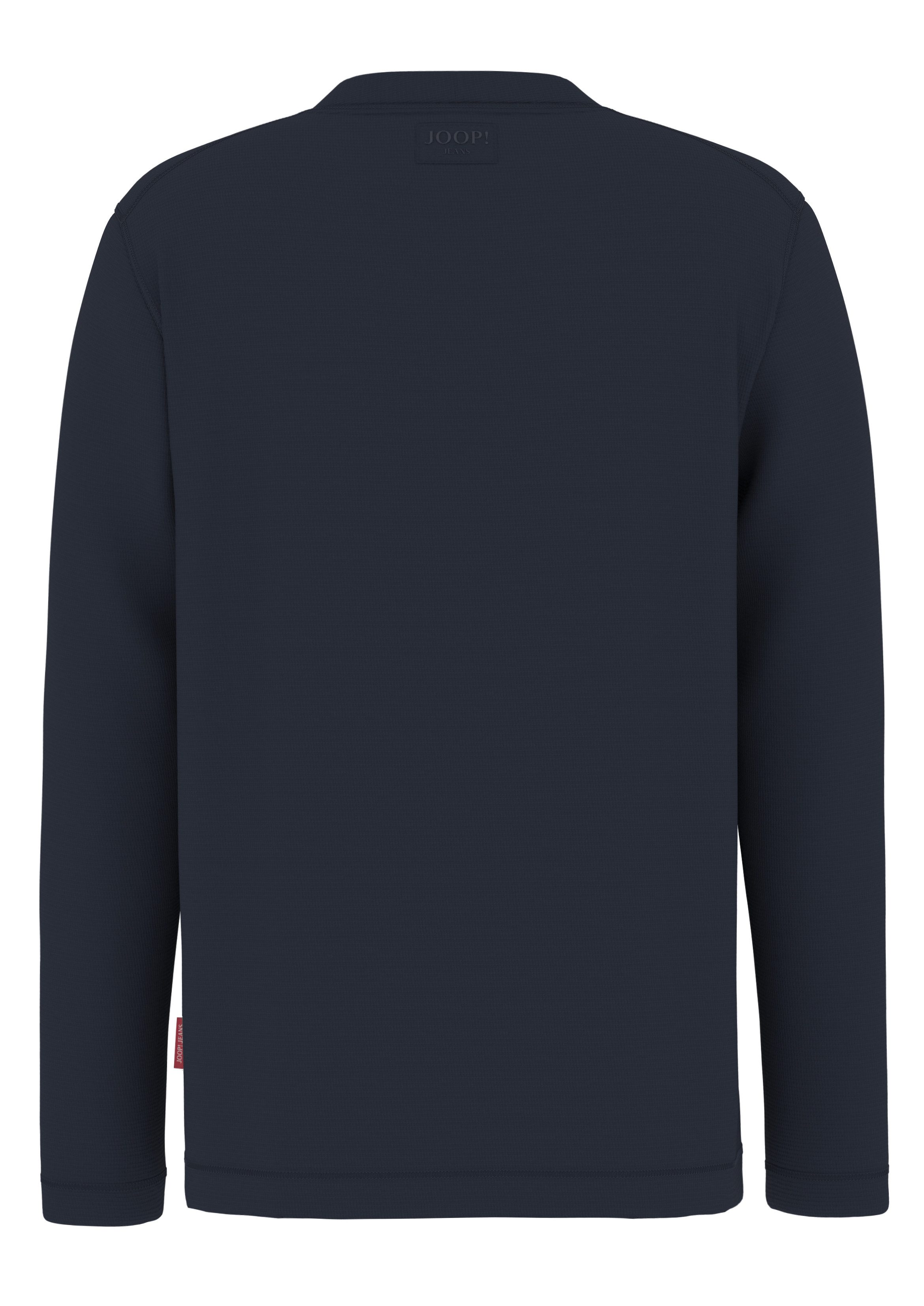 Joop Jeans Longsleeve Iram Label aan de zijkant van het lichaam logopatch