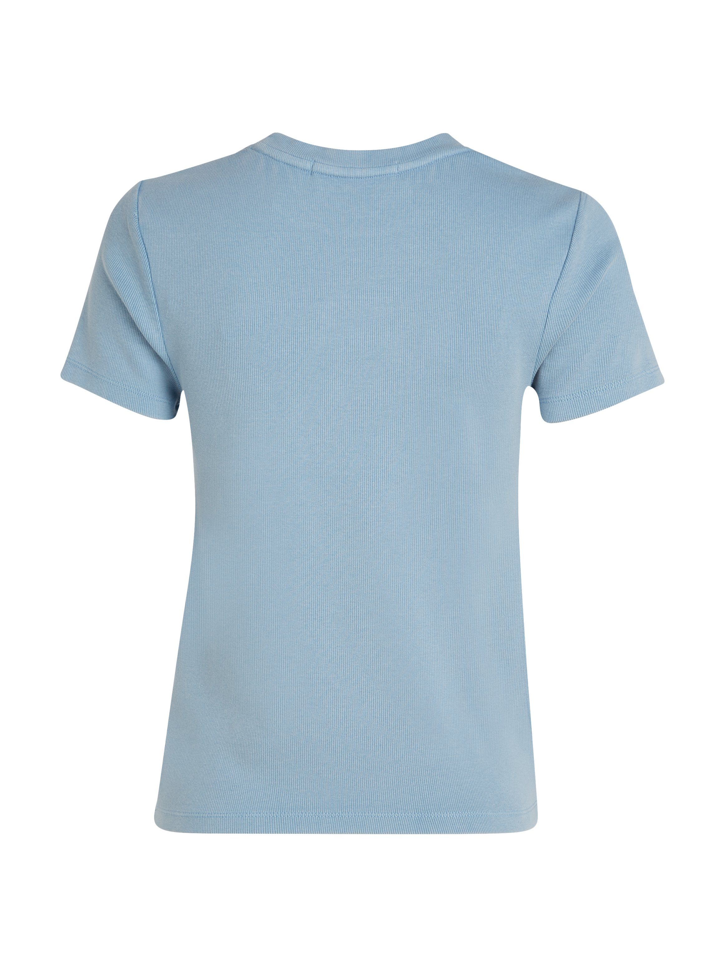 Calvin Klein T-shirt LABEL WASHED RIB SLIM TEE