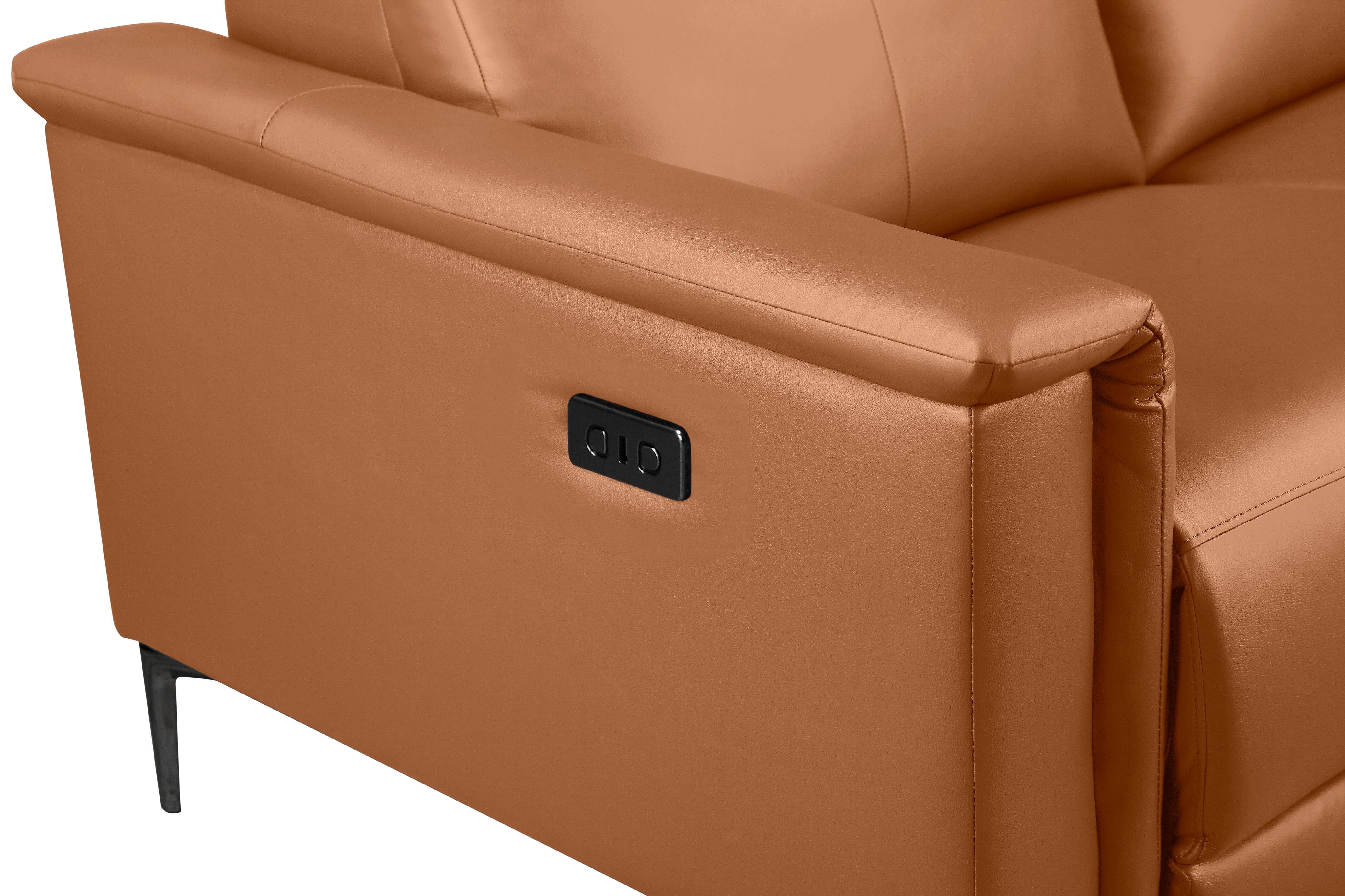 Places of Style 2-zitsbank Lund handmatige of elektrische relaxfunctie en usb-a,