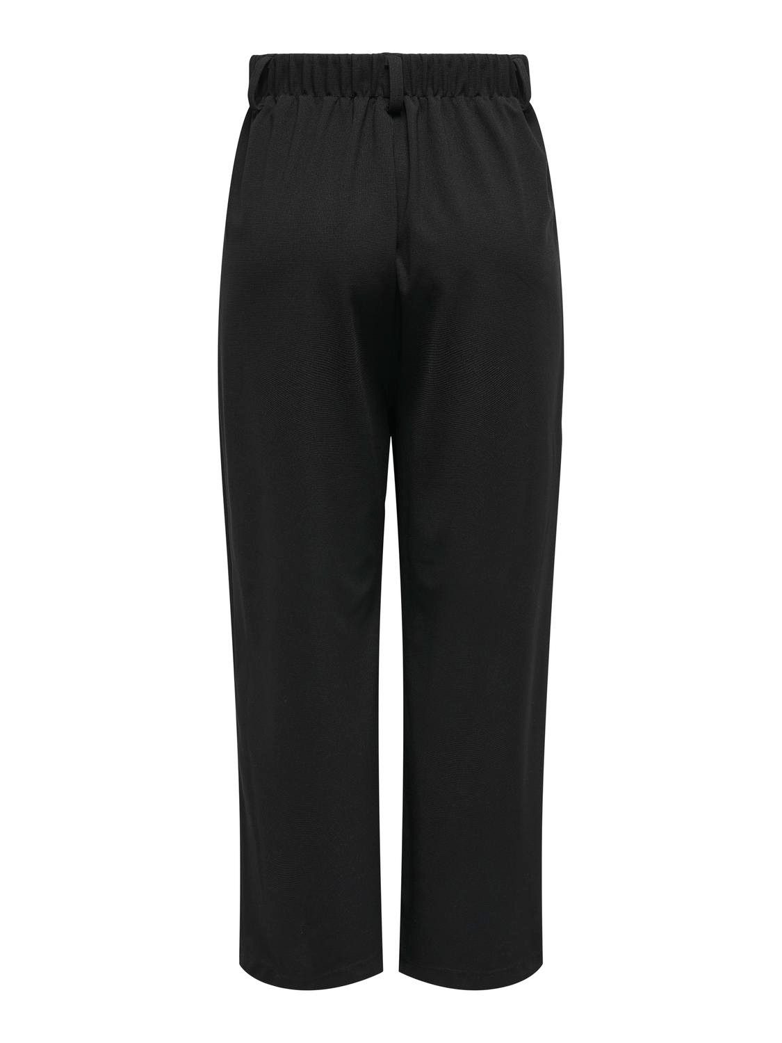 Only Comfortbroek ONLCRISTINA HW WAFFLE WIDE PANT CC PNT