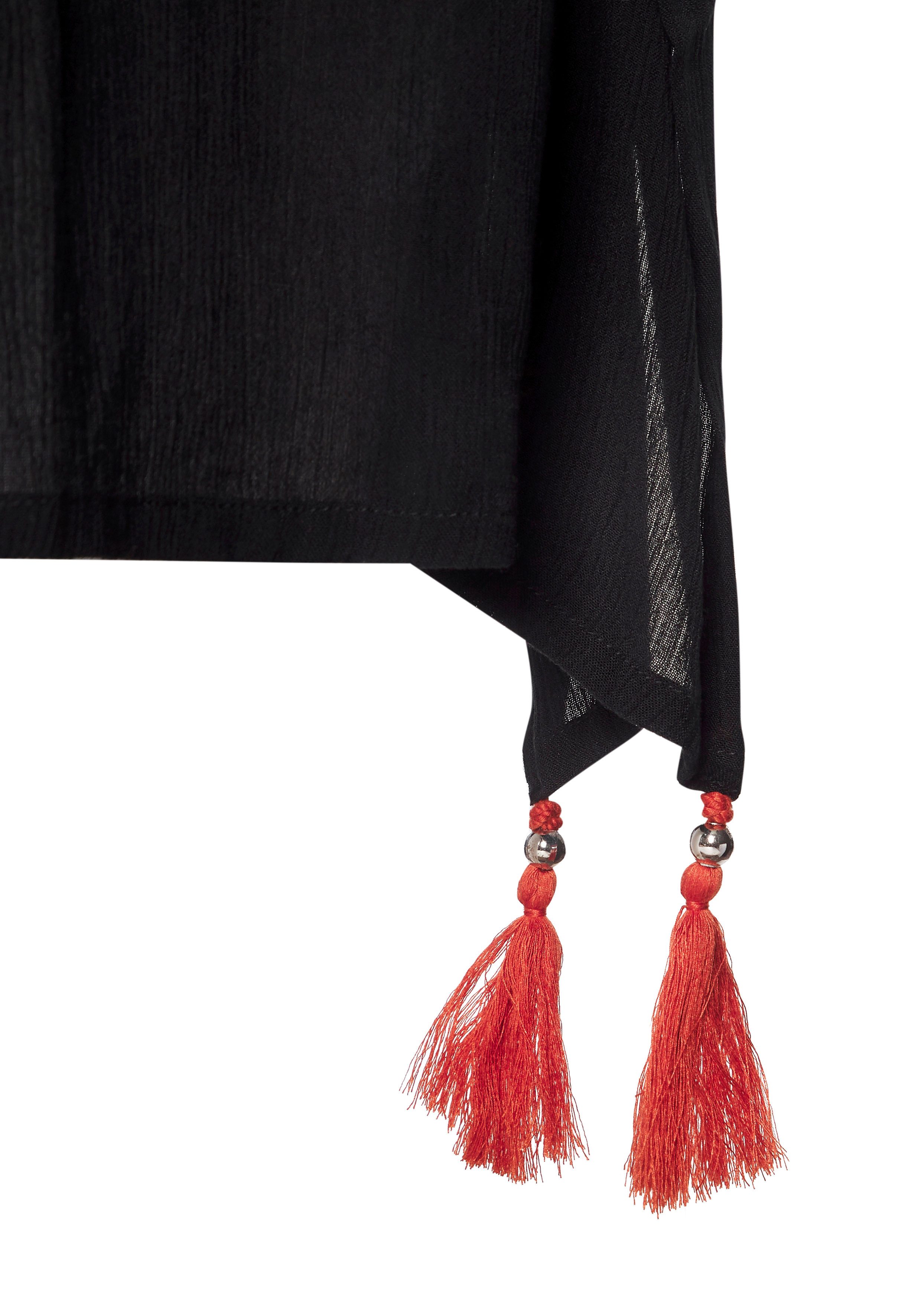 Lascana Tuniek gemaakt van crêpe viscose, blousejurk, strandkleding, transparant