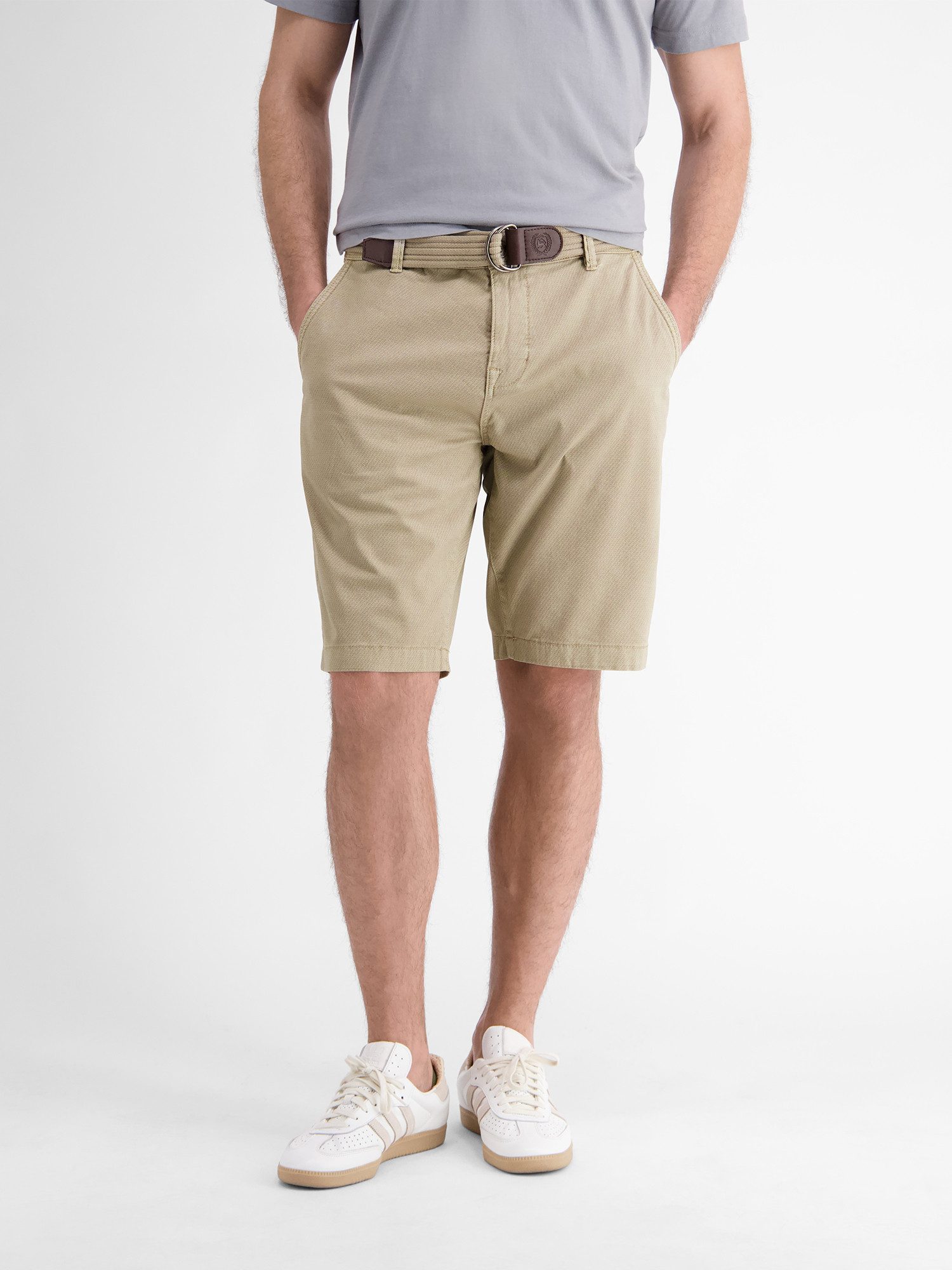 Lerros Bermuda LERROS chino bermuda met riem (set)