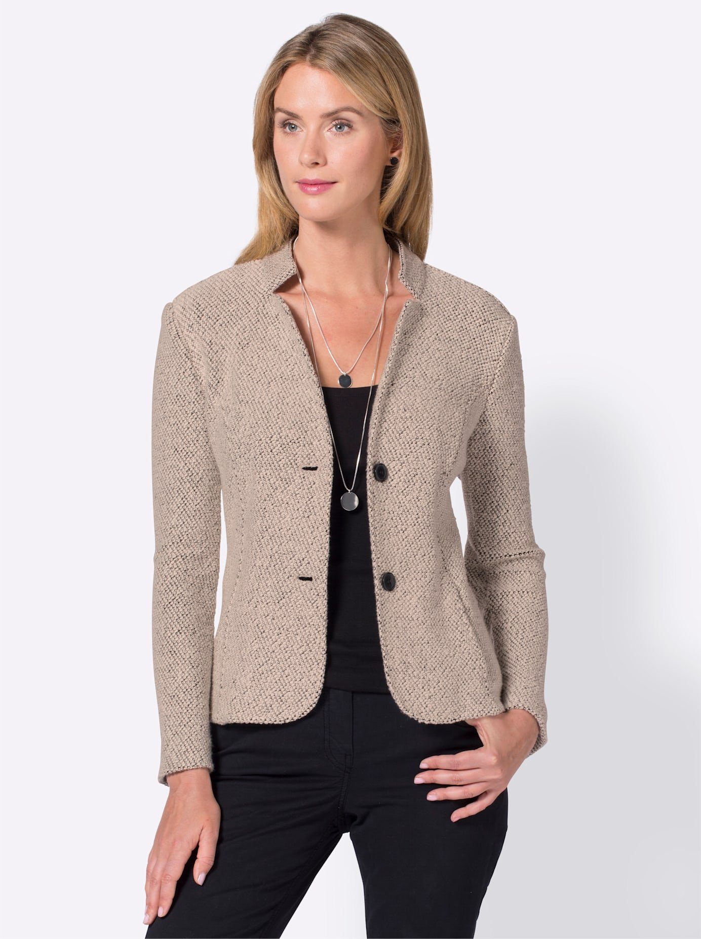 ambria korte blazer roze