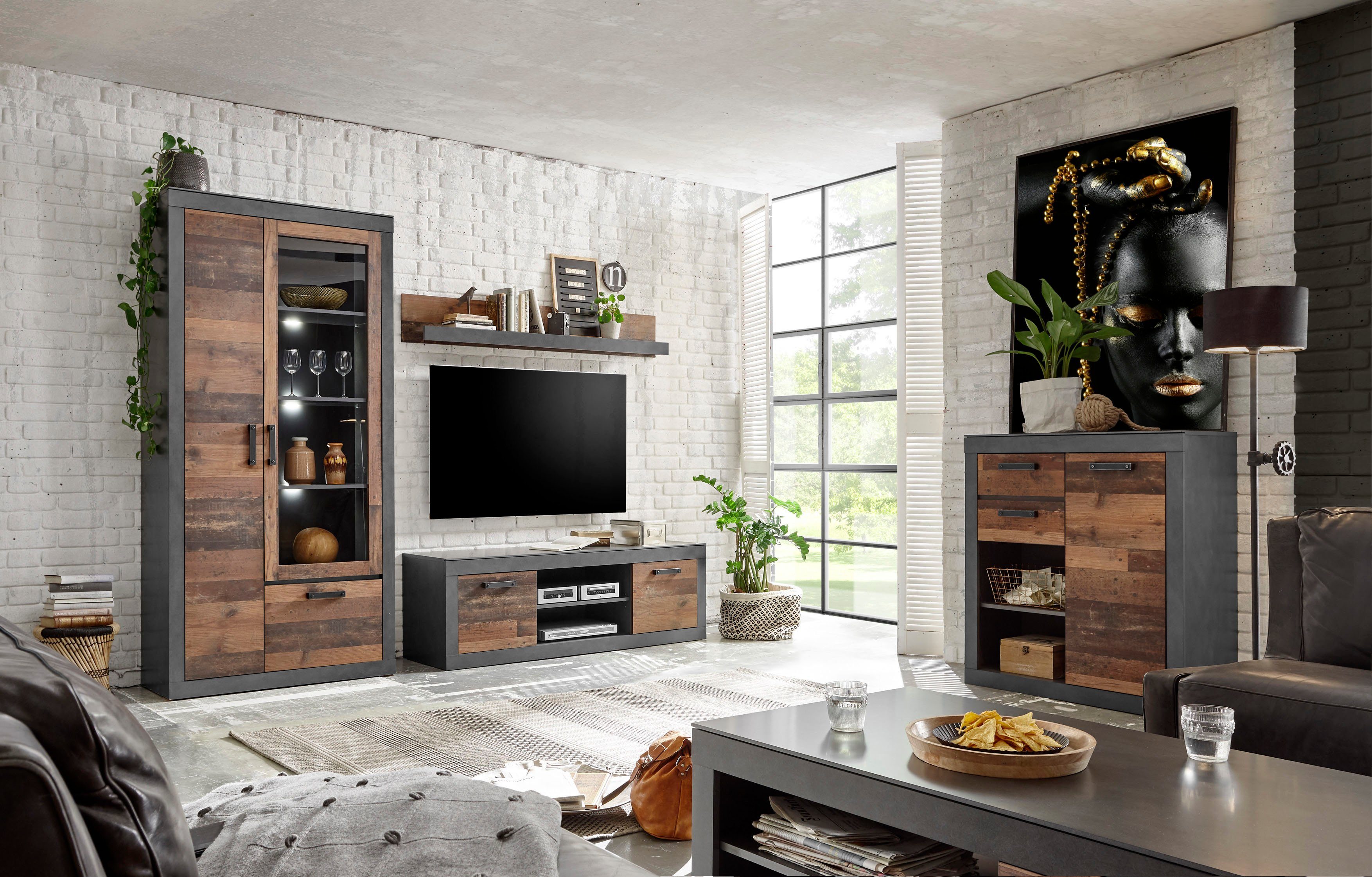 Home affaire Kast Brooklyn Breedte ca. 92 cm
