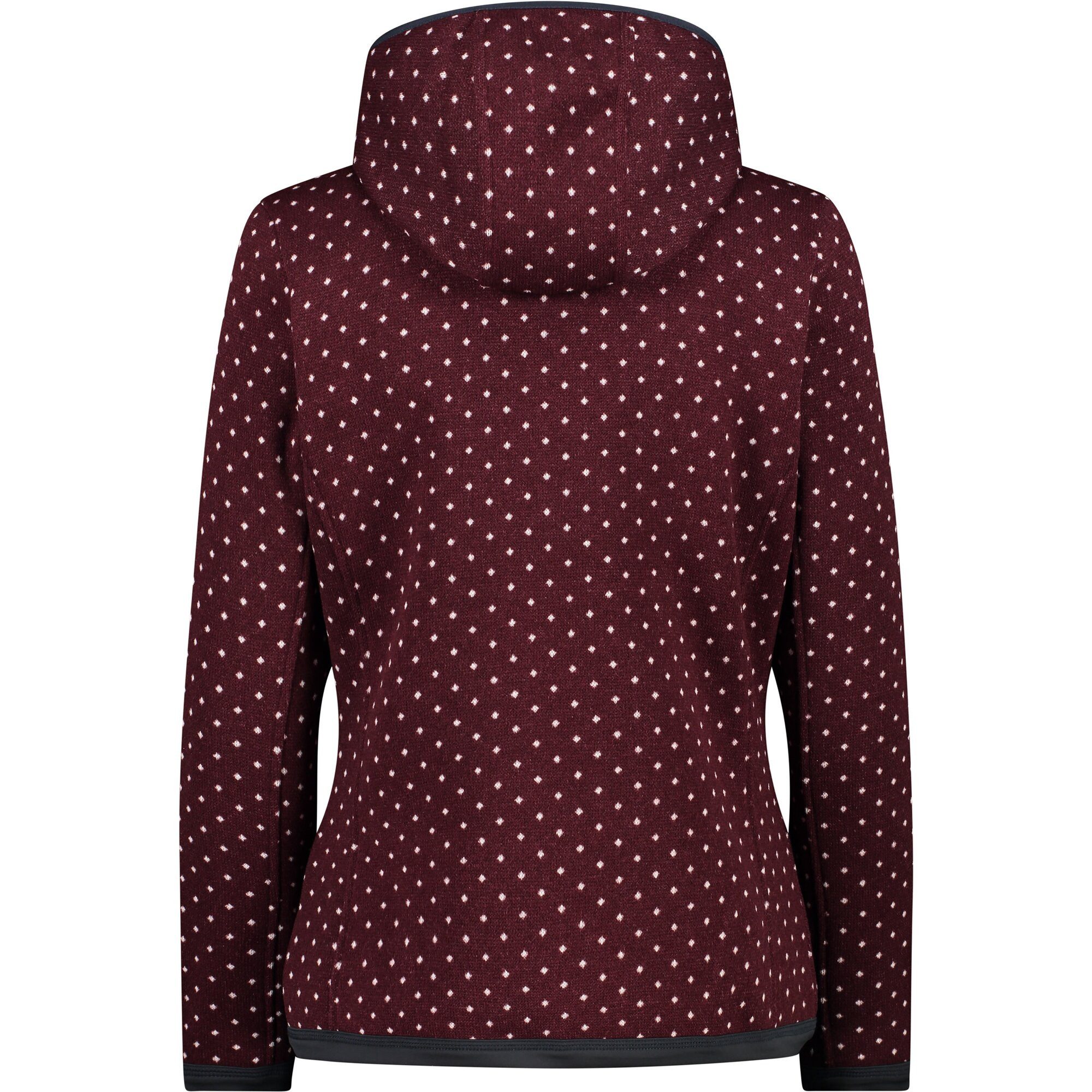 CMP Gebreid fleecejack WOMAN JACKET FIX HOOD
