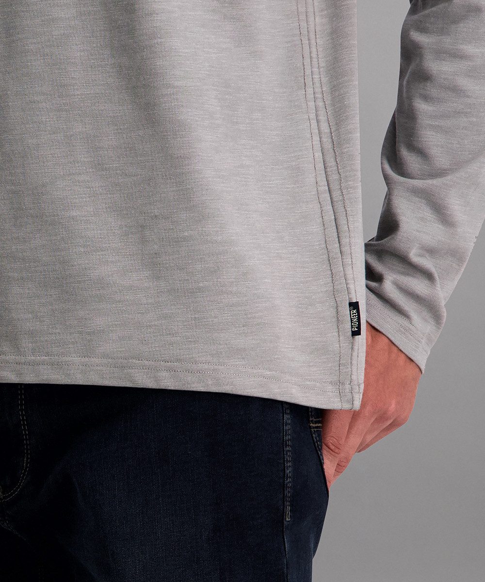 Pioneer Authentic Jeans Shirt met lange mouwen in normale pasvorm