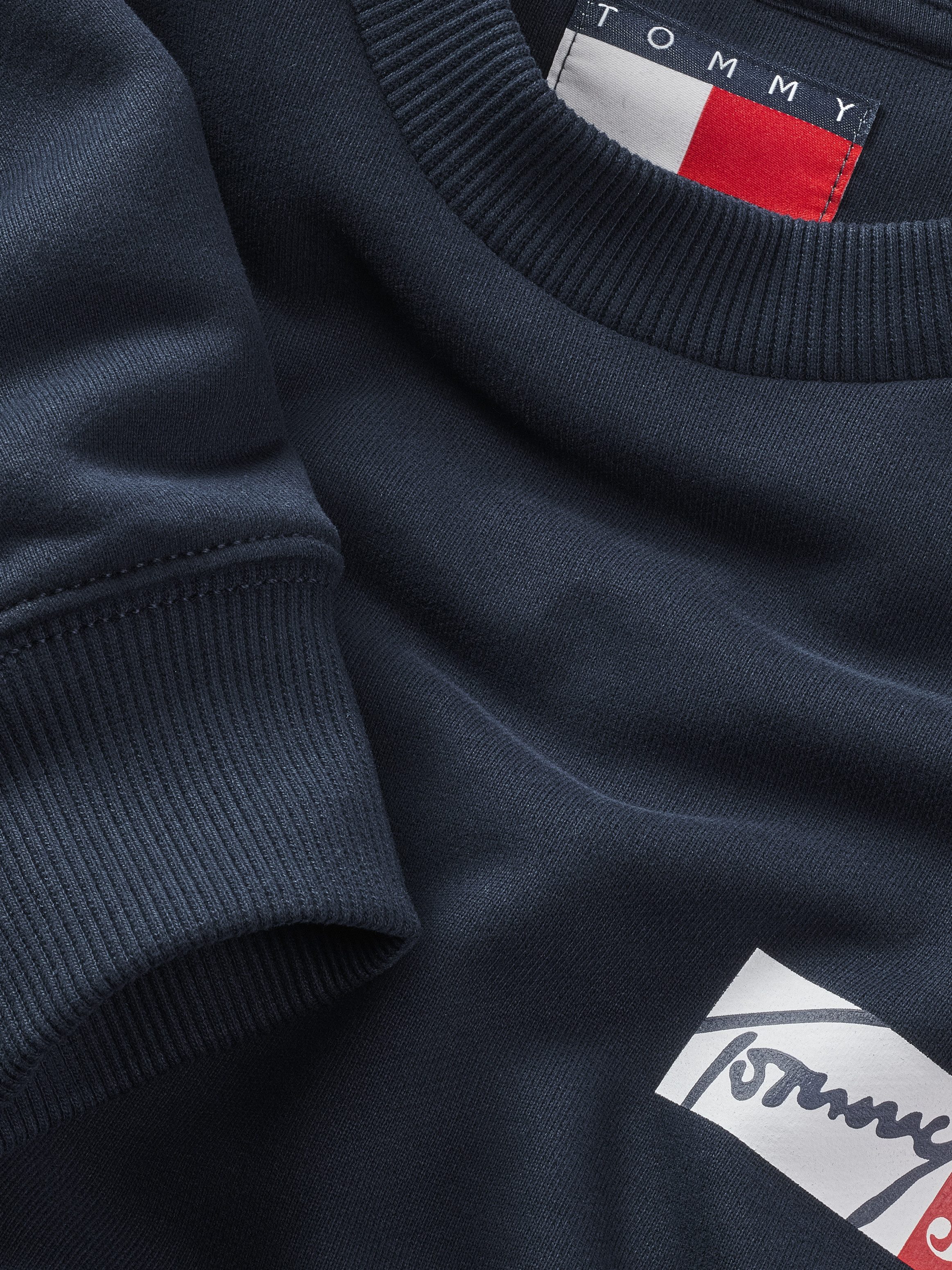 Tommy Jeans Plus Sweatshirt TJM REG ENTRY GRAPHIC CREW EXT