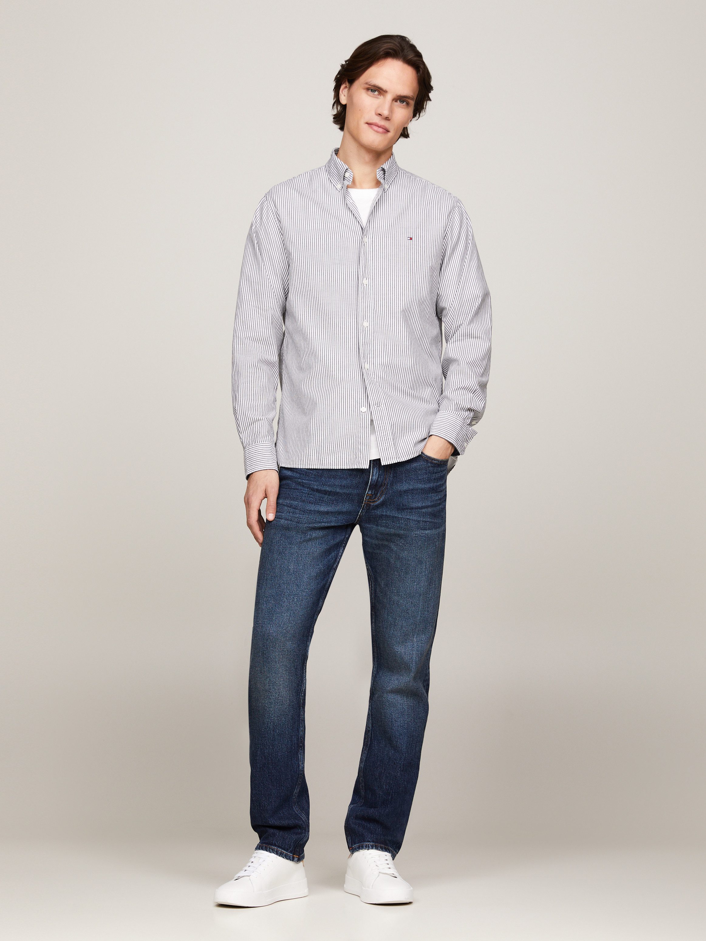 Tommy Hilfiger Businessoverhemd NAT. SOFT EASY STRIPE RF SHIRT
