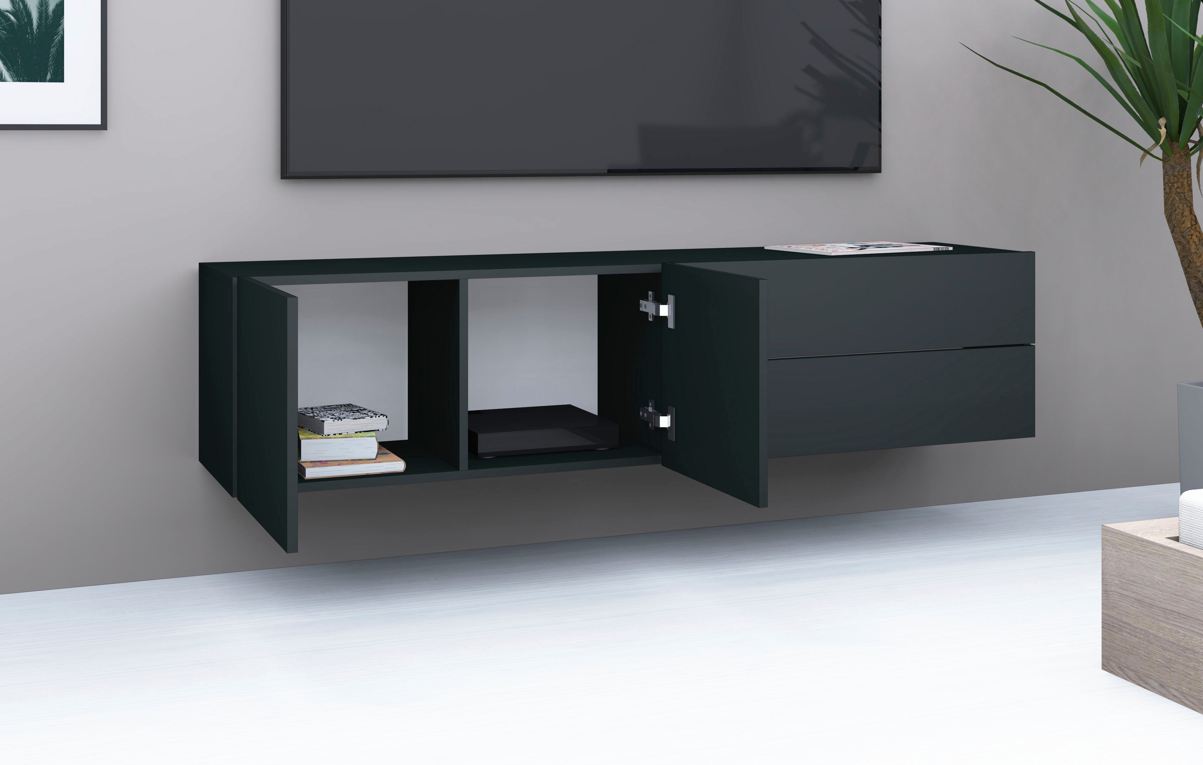 borchardt Möbel Tv-meubel Sophia Breedte 152 cm, hangend en staand te monteren