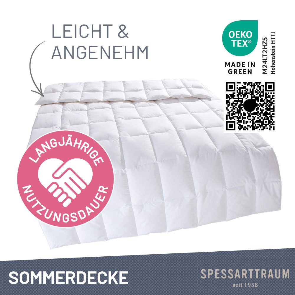 SPESSARTTRAUM Donzen dekbed Exclusief, dekbedden voor zomer en winter, dekbed Polarwarm