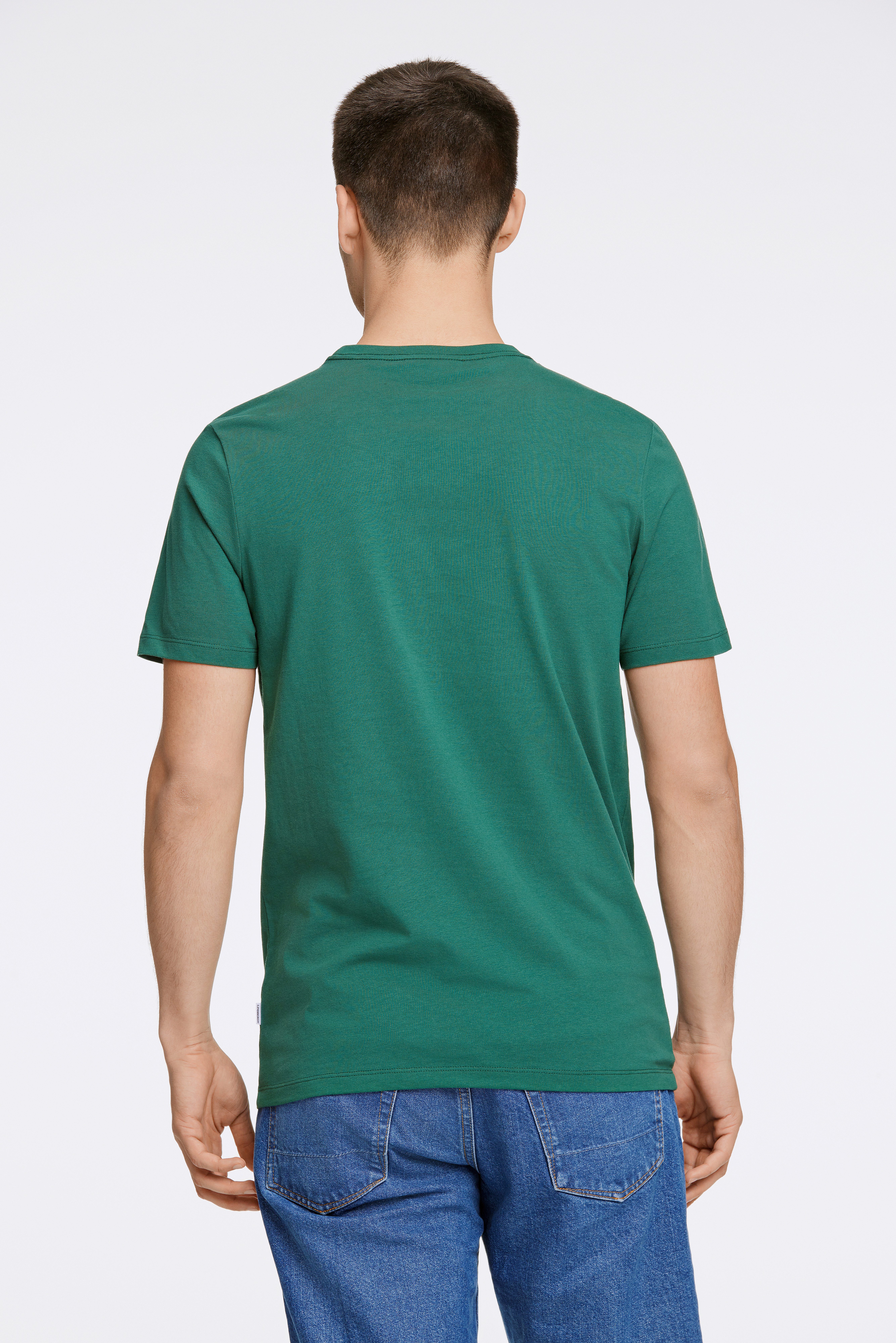 LINDBERGH T-shirt met logo en ronde hals