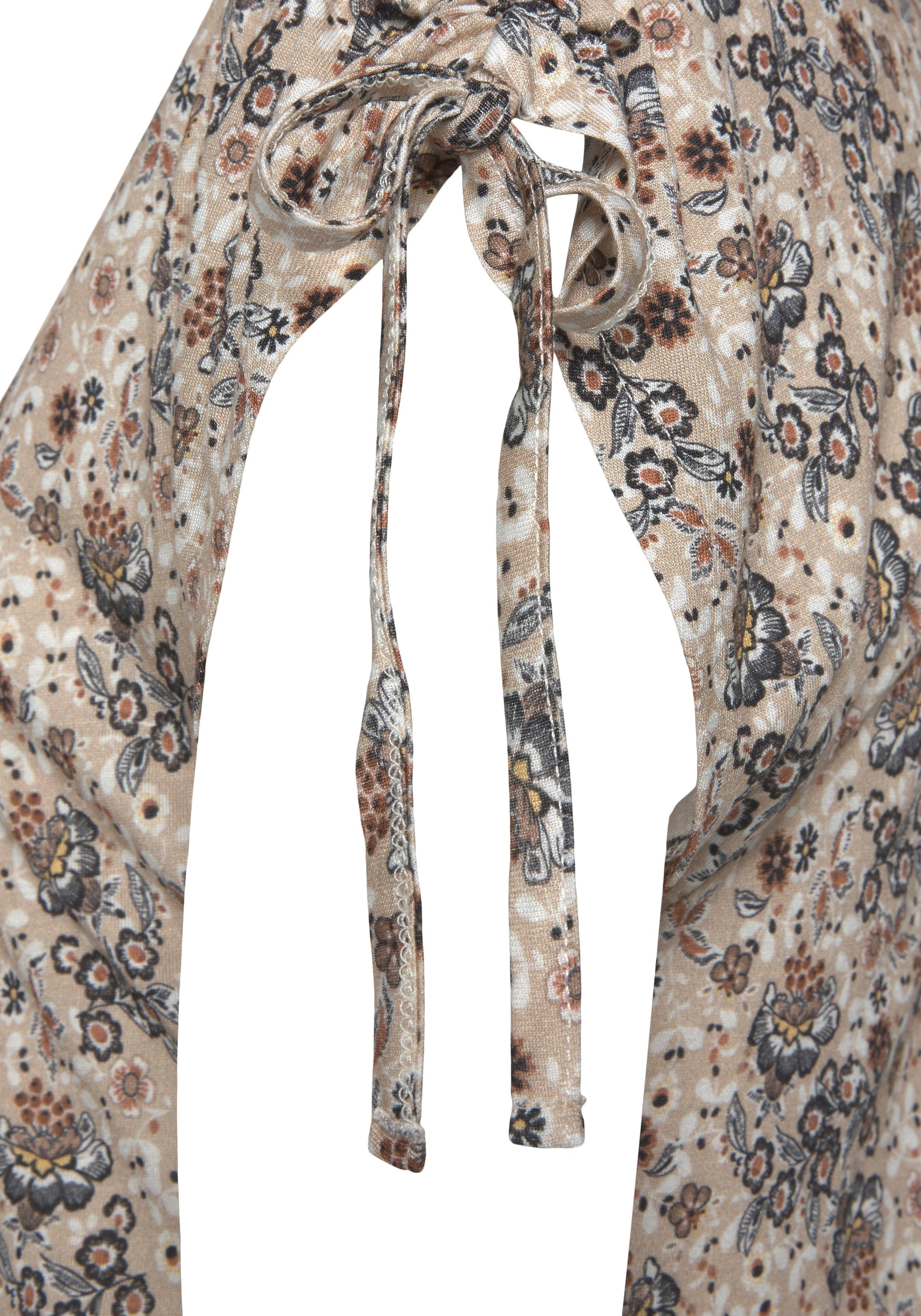 Vivance Jerseyjurk met bloemenprint, soepelvallende zomerjurk, strandjurk