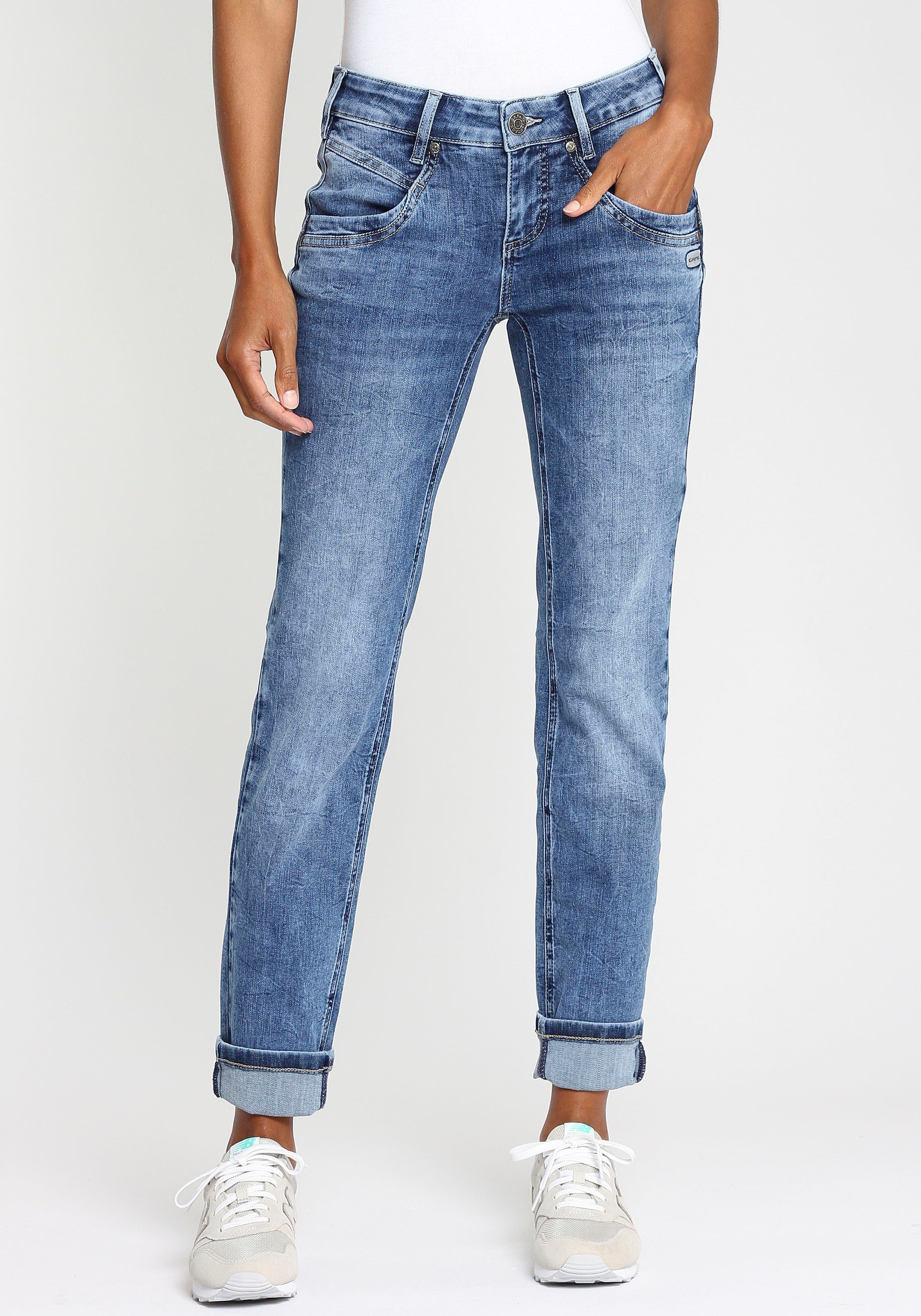 GANG Slim fit jeans 94JOJO Bewegingsvrijheid met grote vormvastheid