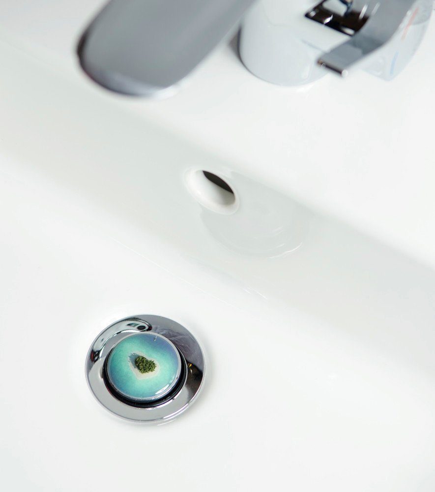 Sanilo Set badkameraccessoires Dream Island bestaand uit toiletzitting, badmat en wastafelplug (complete set, 3-delig)