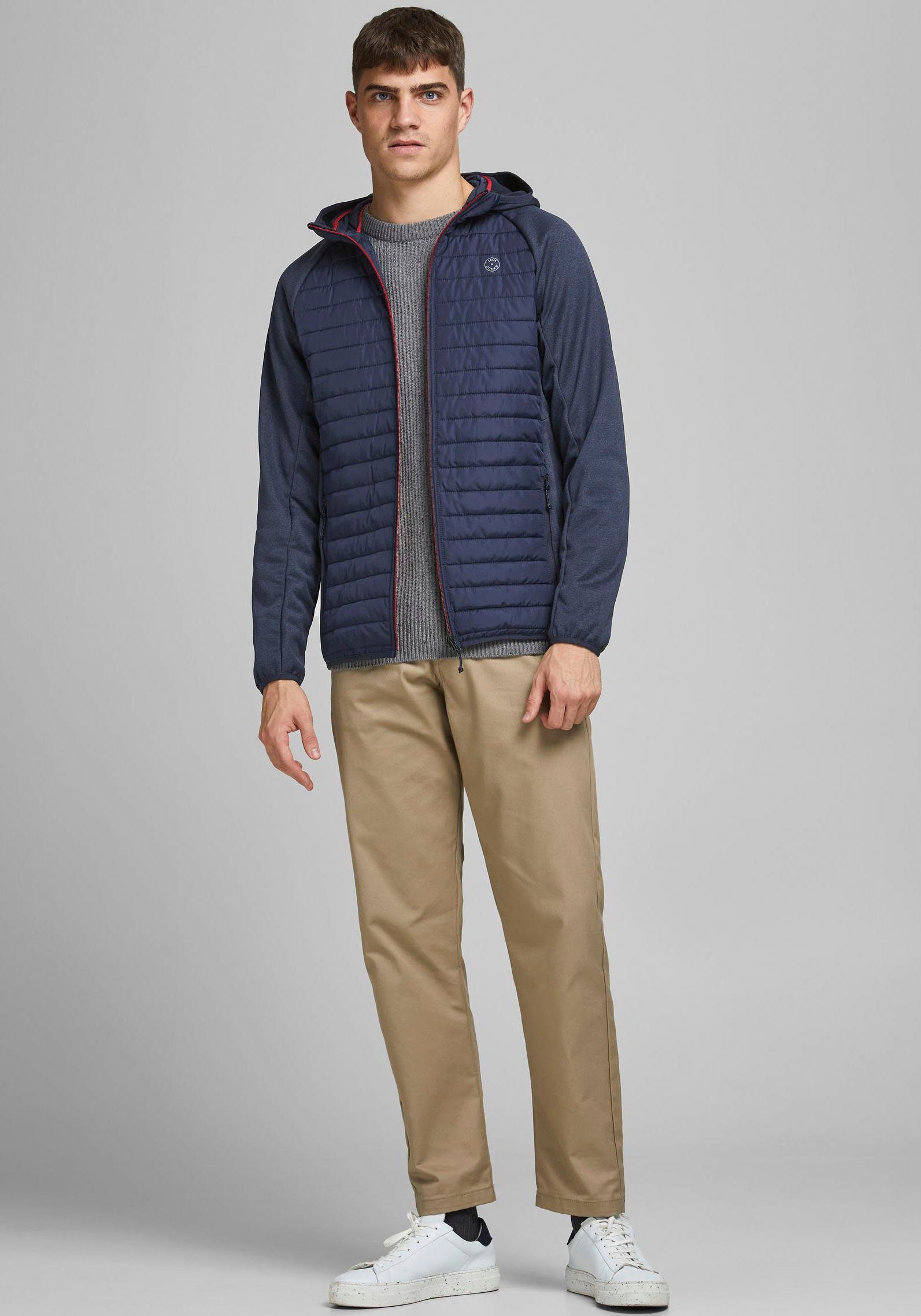 Jack & Jones Gewatteerde jas JJEMULTI met capuchon en voering
