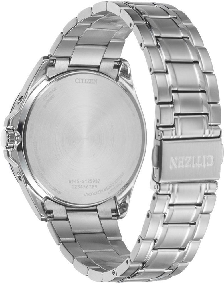 Citizen Radiografisch horloge Polshorloge, herenhorloge, solar, roestvrijstalen band, saffierglas, datum