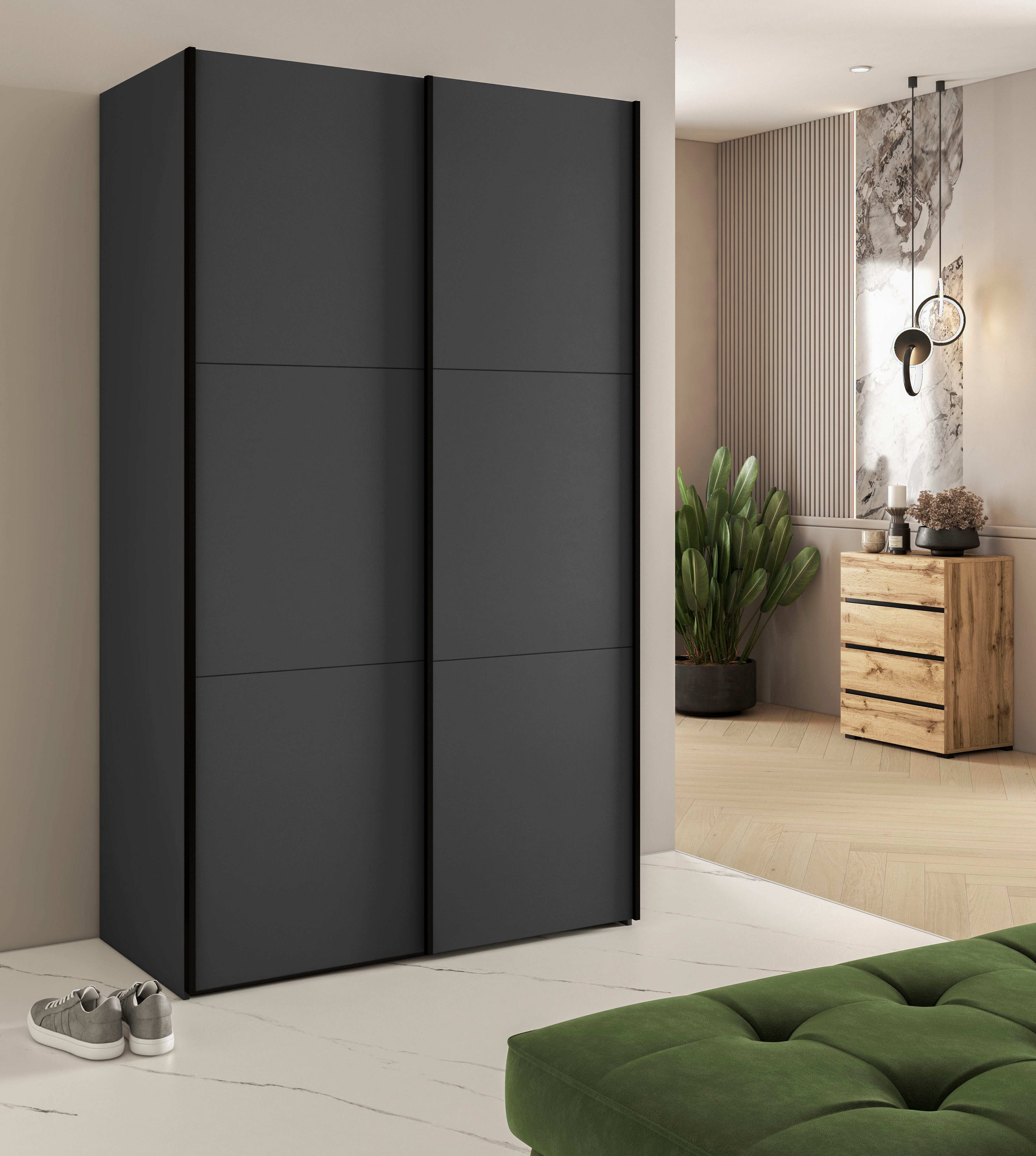 INOSIGN Kledingkast Eastvale, 120x64x210 cm, ideaal voor kleine ruimtes of niches