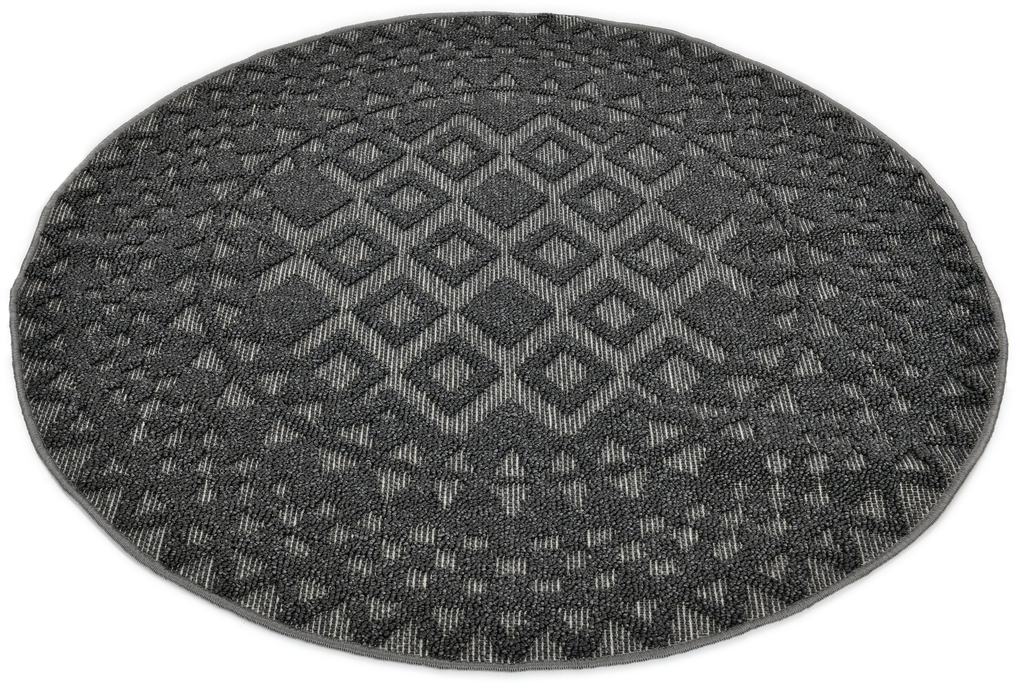 my home Vloerkleed Juliane Outdoor Hoog-laag structuur, Boho, geschikt voor buiten, balkon, terras