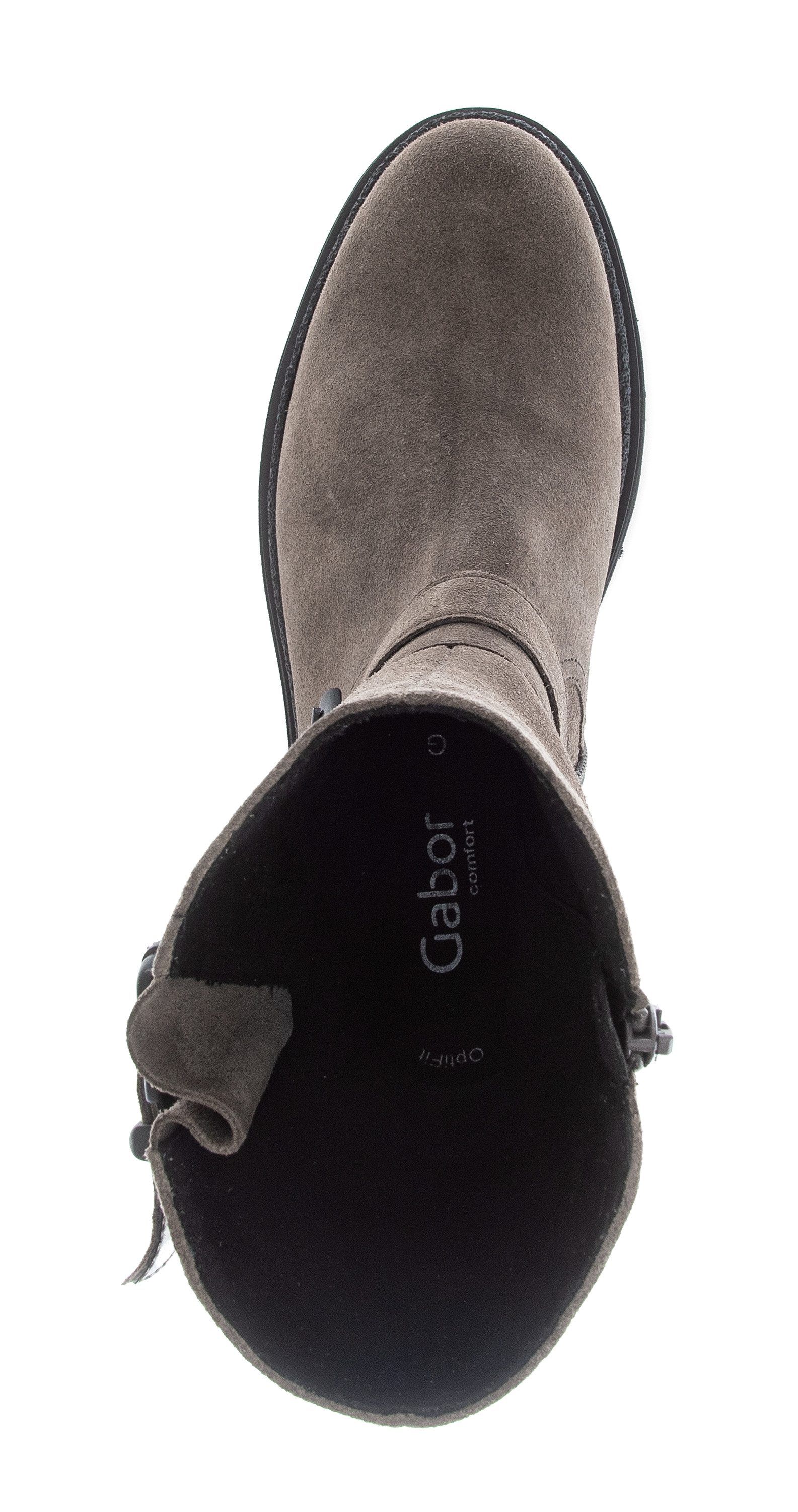 Gabor Bikerboots Florence , blokhak, enkellaarsje met sierslip en in wijdte g (= wijd)