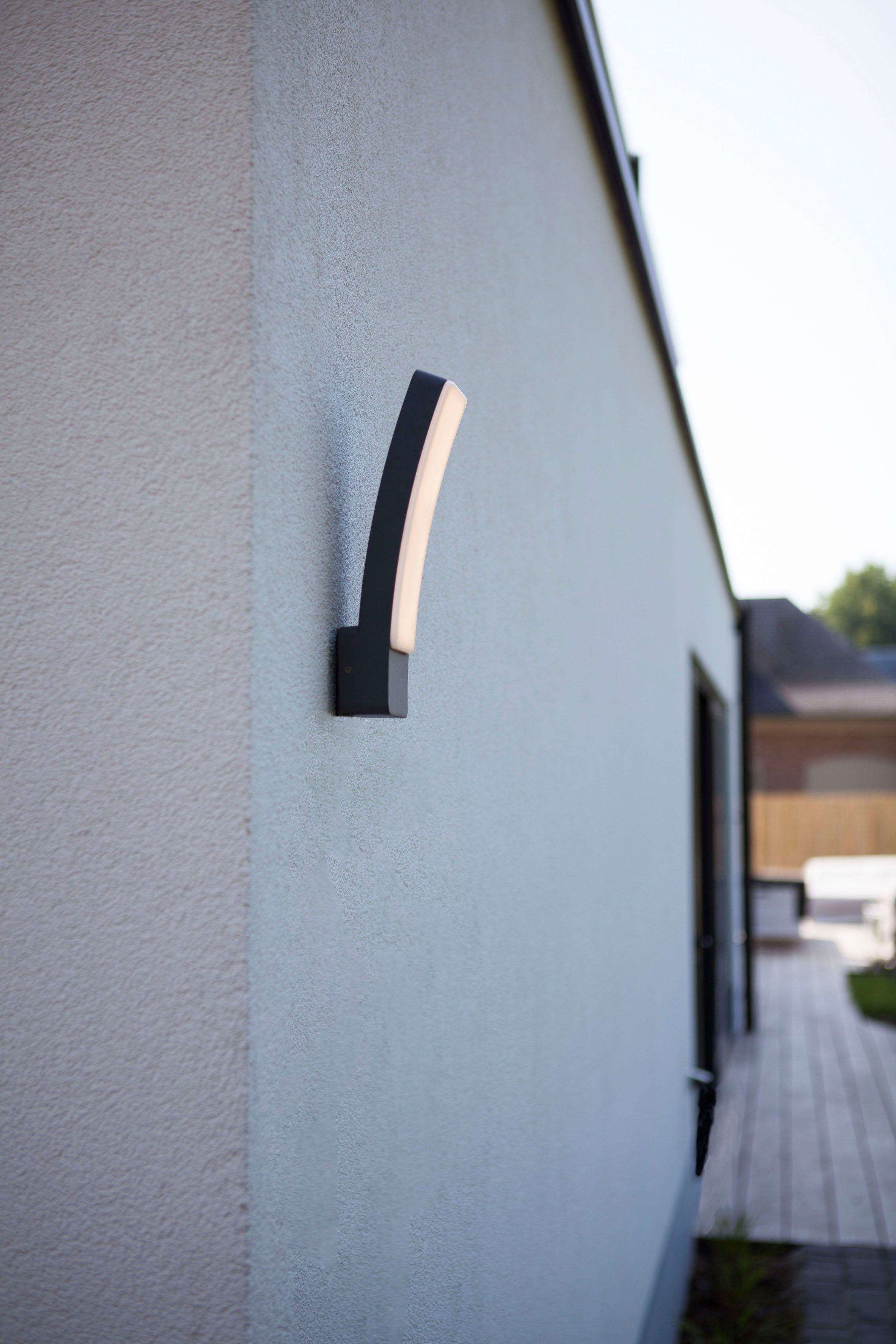 LUTEC Ledwandlamp voor buiten Kira (1 stuk)
