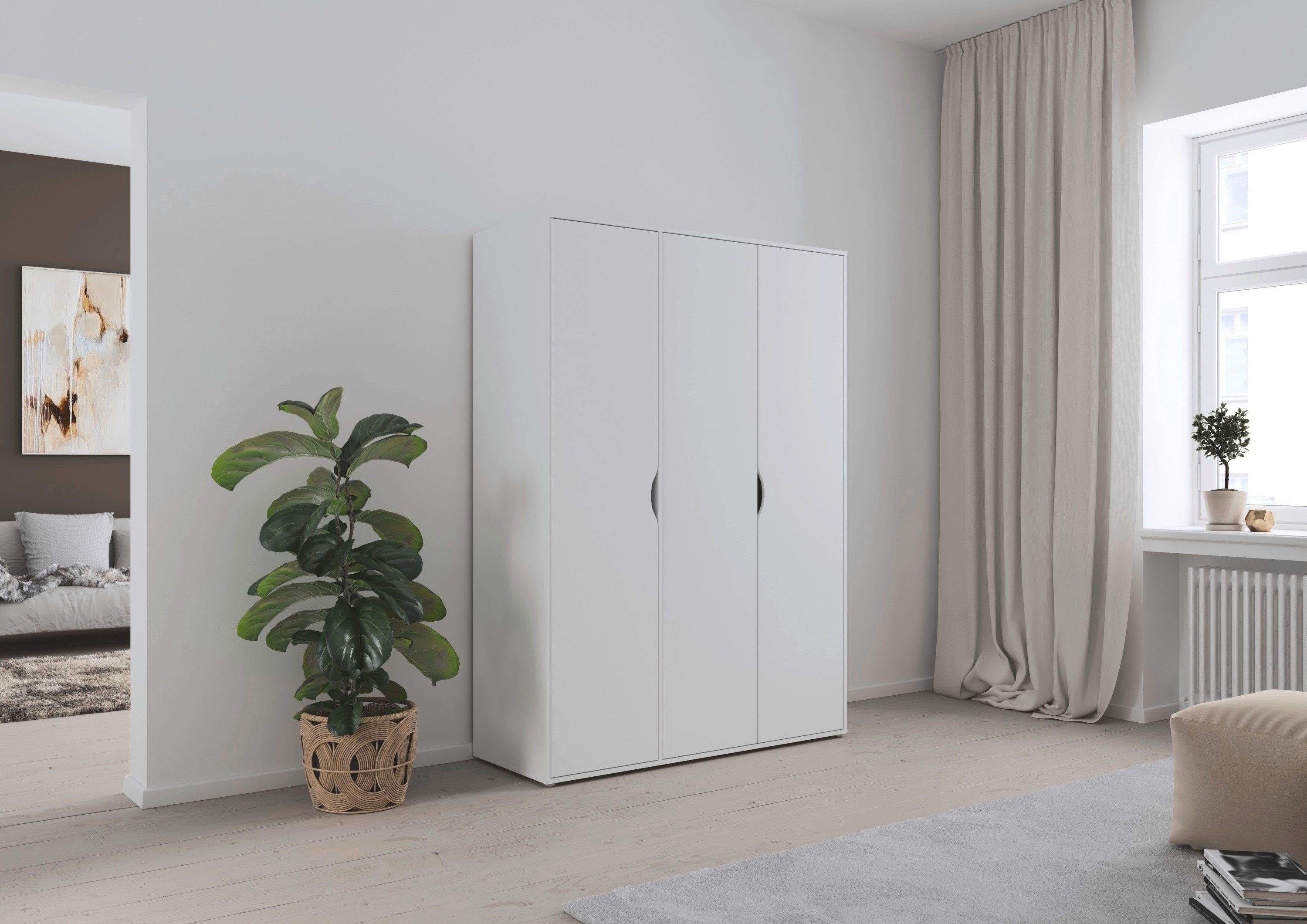 rauch Draaideurkast Kledingkast Kast Garderobe Wasmand NARAI veel Opbergruimte Greefaansluitingen voor een greeploze look TOPSELLER MADE IN GERMANY