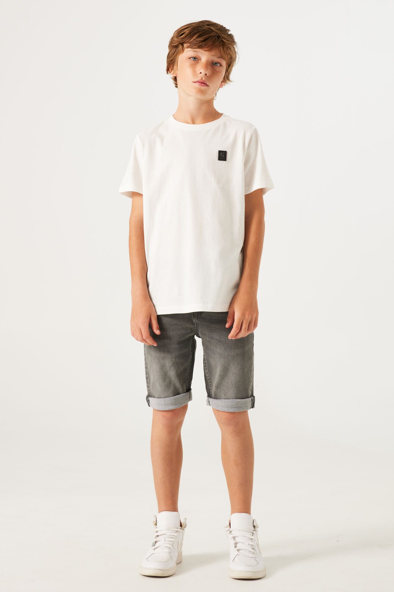 Garcia Jeansshort TAVIO met used-effecten