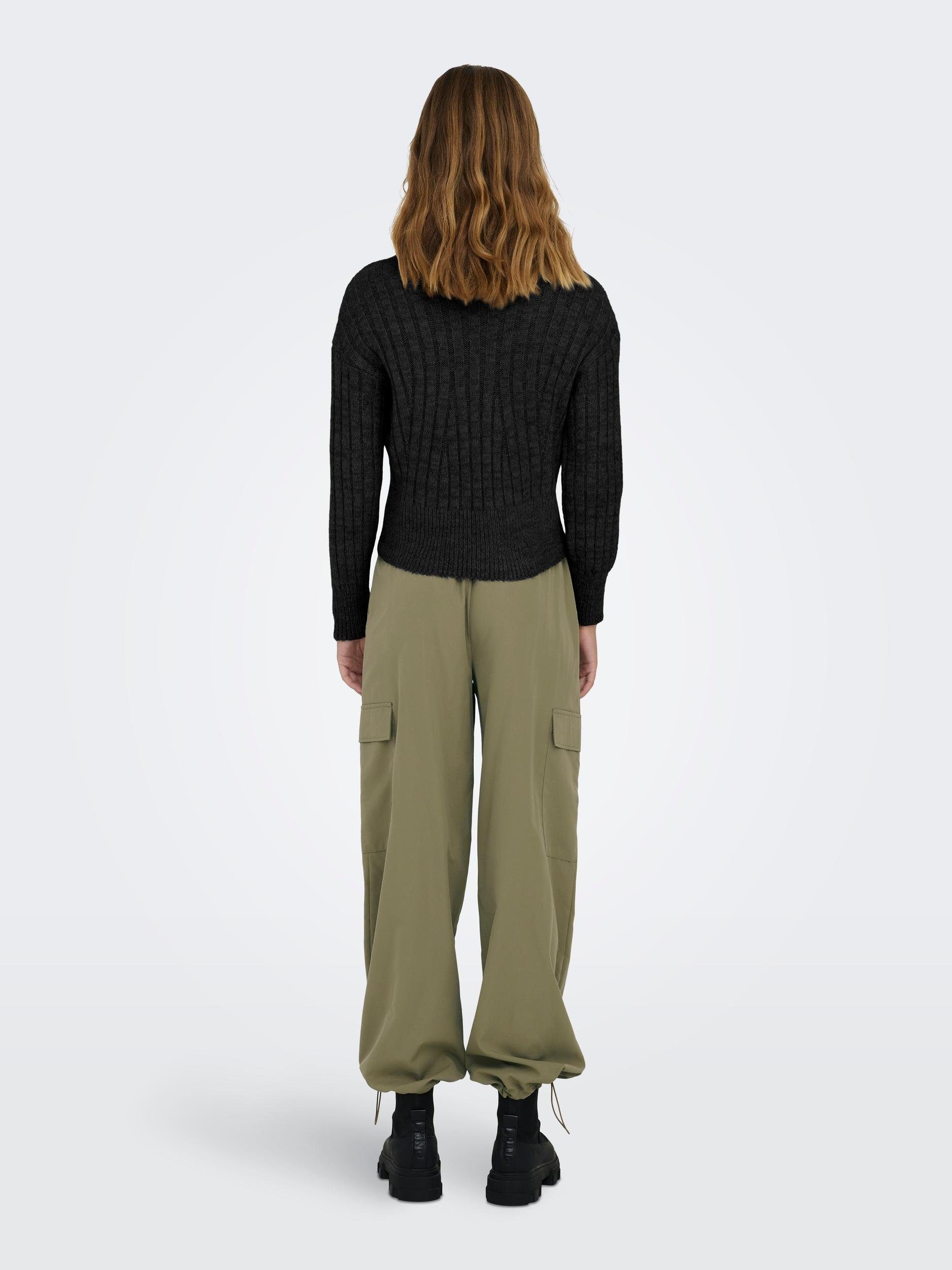 Only Trui met ronde hals ONLAGNES LS RIB HIGHNECK CC KNT
