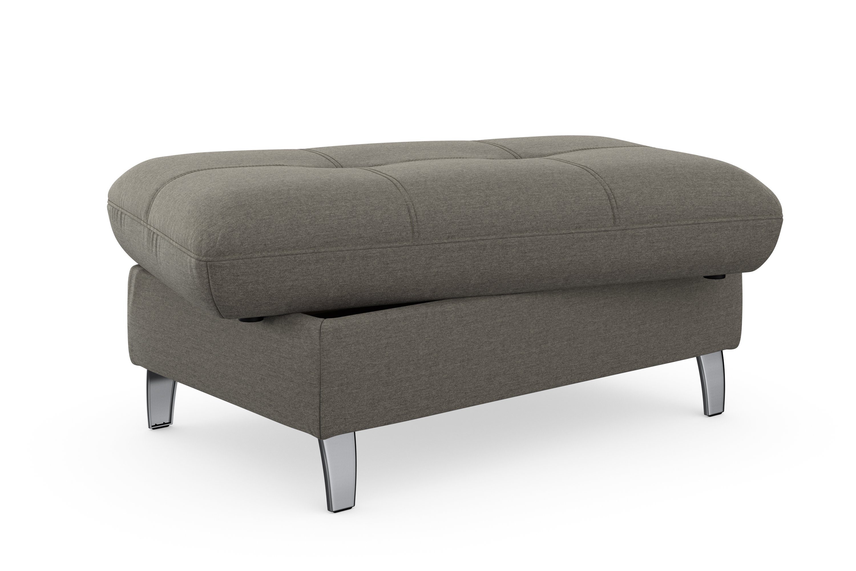 sit&more Hocker met bergruimte Maggiore met bergruimte en moderne metalen poten