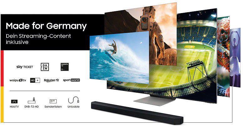 Samsung QLED-TV GQ55Q70AAT, 138 cm / 55", 4K Ultra HD, Smart TV, Quantum HDR, Quantum Processor 4K, Dual LED, 100% kleurvolume