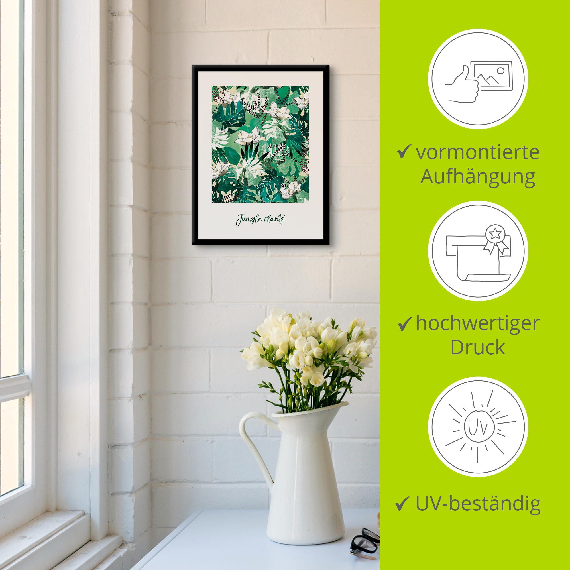 Artland Artprint Jungleplanten