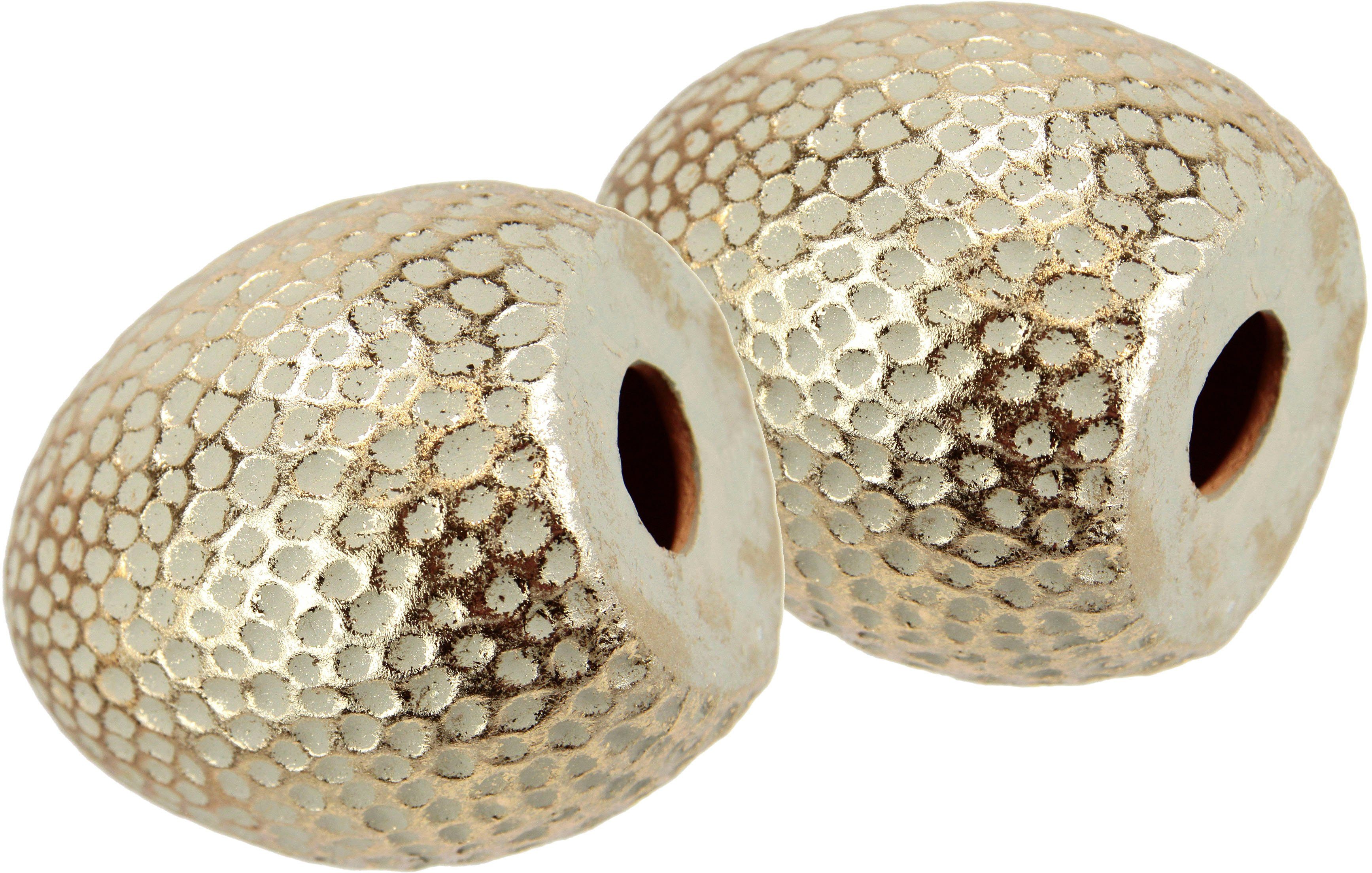 I.GE.A. Paasei Decoratie-ei, paasfiguur paas-ei Eieren, Pasen, Lentedecoratie, Tuindecoratie Pasen (set, 2 stuks)