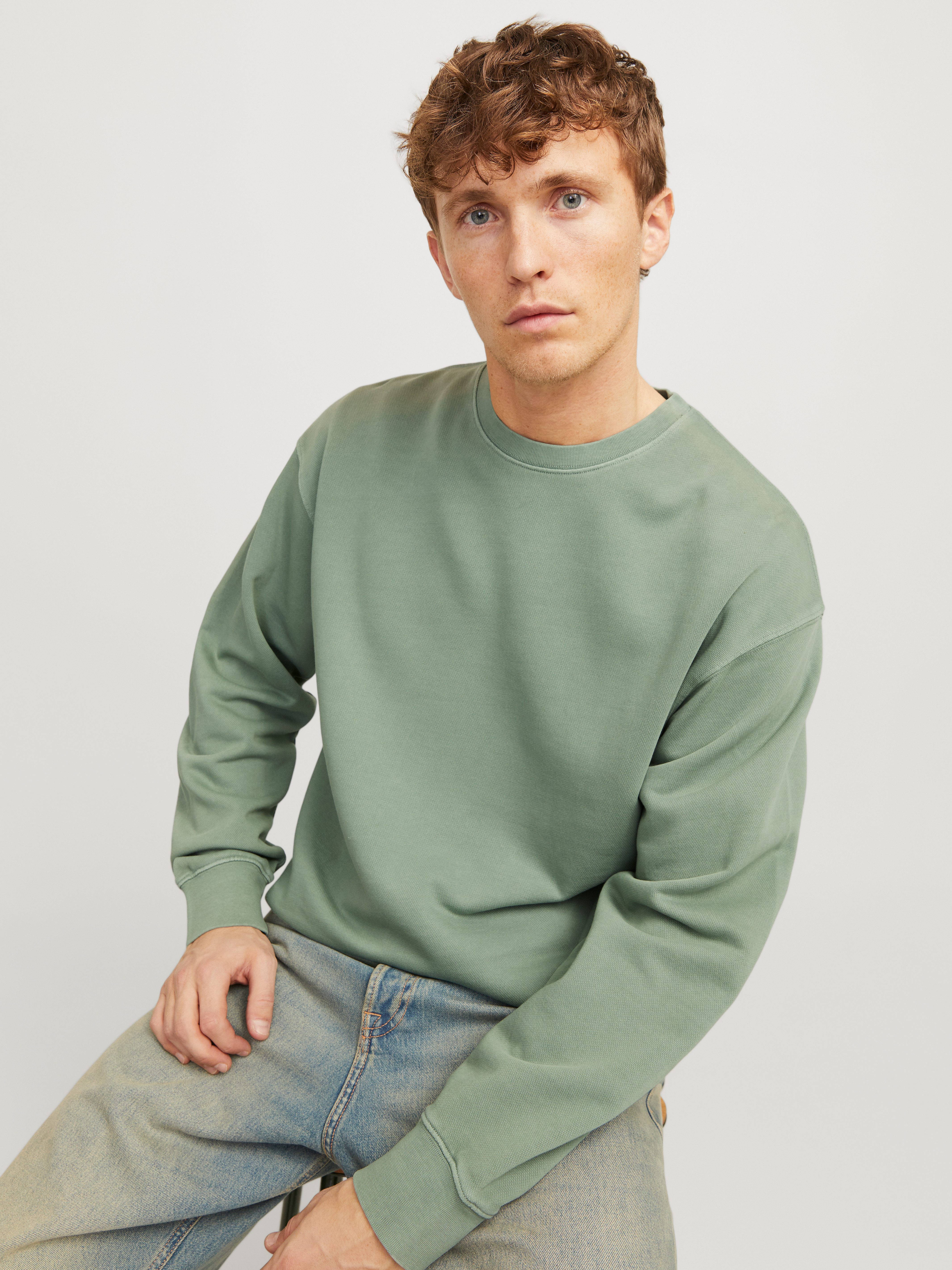 Jack & Jones Sweatshirt JJECHARGE FADED SWEAT CREW NECK NOOS