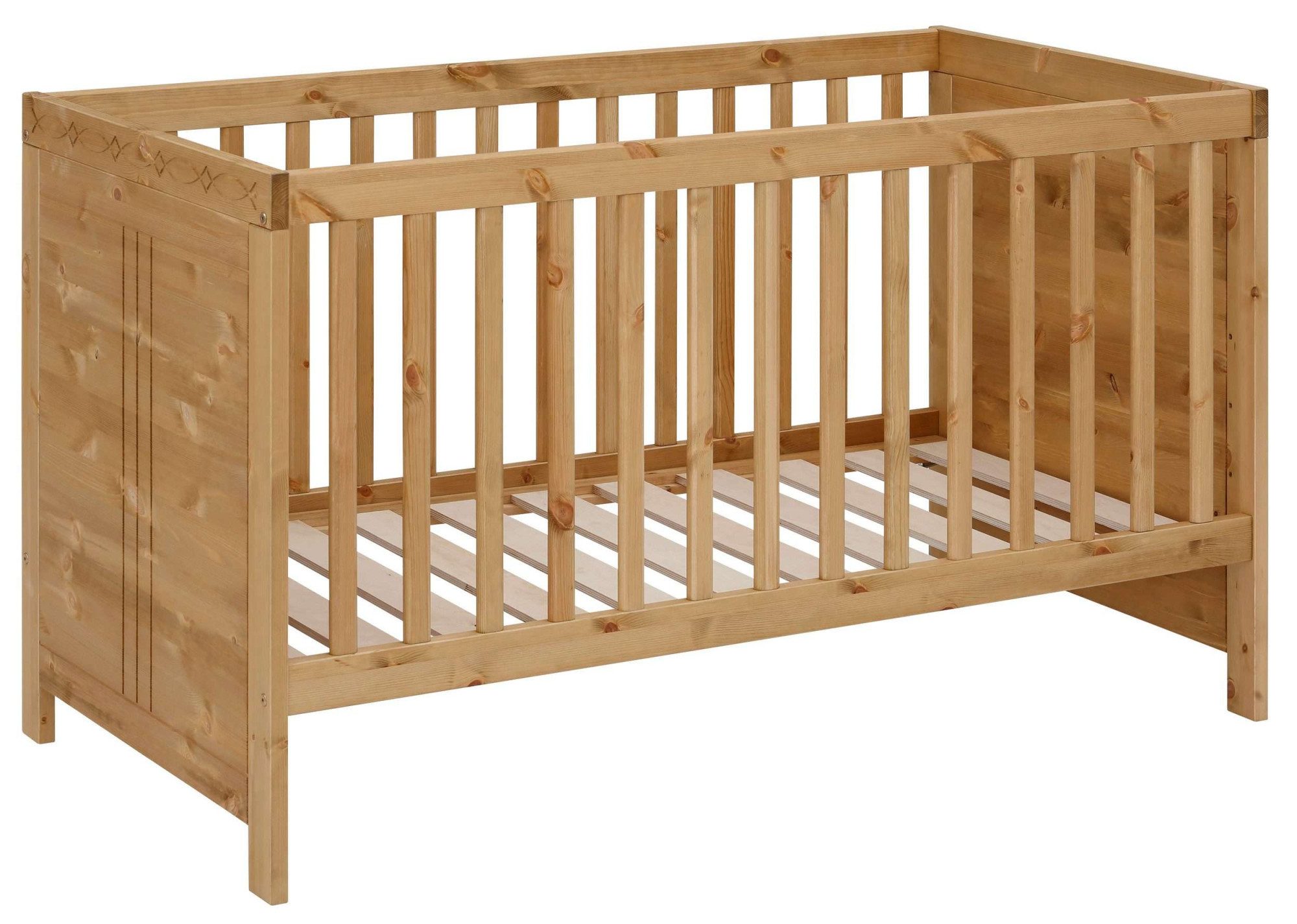 Lüttenhütt Complete babykamerset Indra, FSC® gecertificeerd massief hout, om te vormen tot tienerkamer (voordeelset, 7-delig)