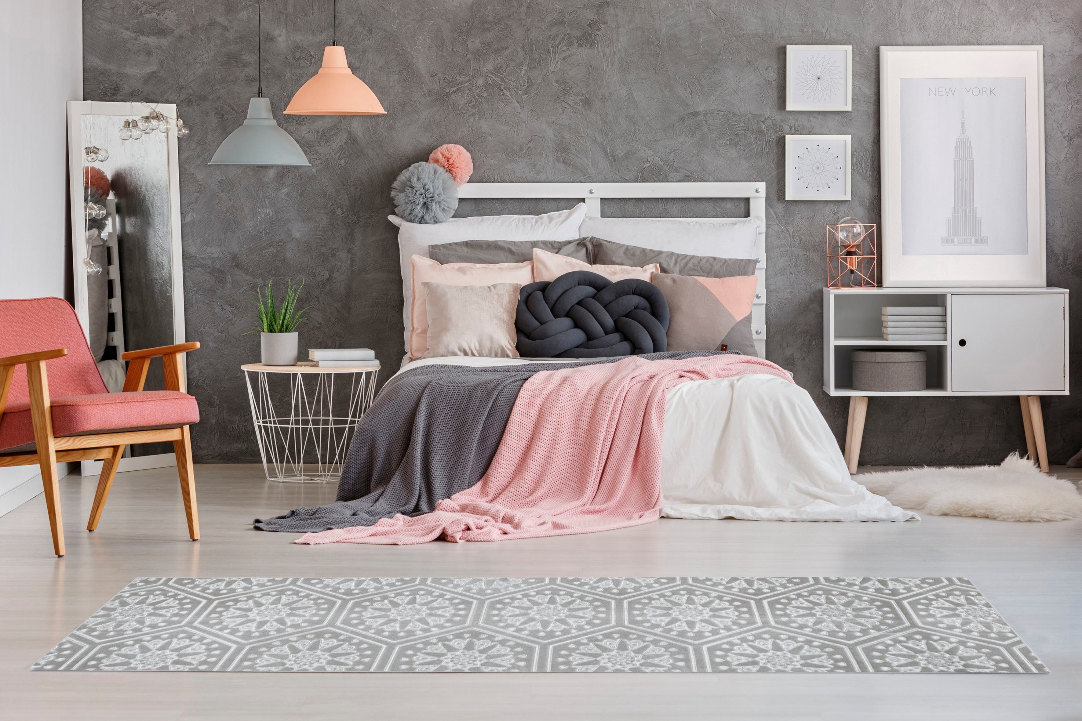 my home Loper Stina Loper, reliëfeffect, met motief