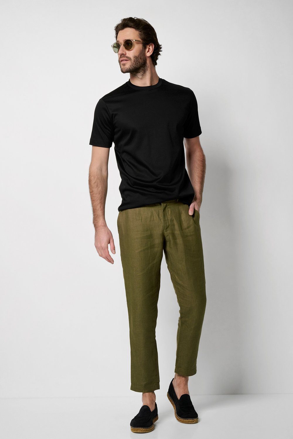 Desoto T-shirt Jersey T-Shirt Ronde hals half lange mouw