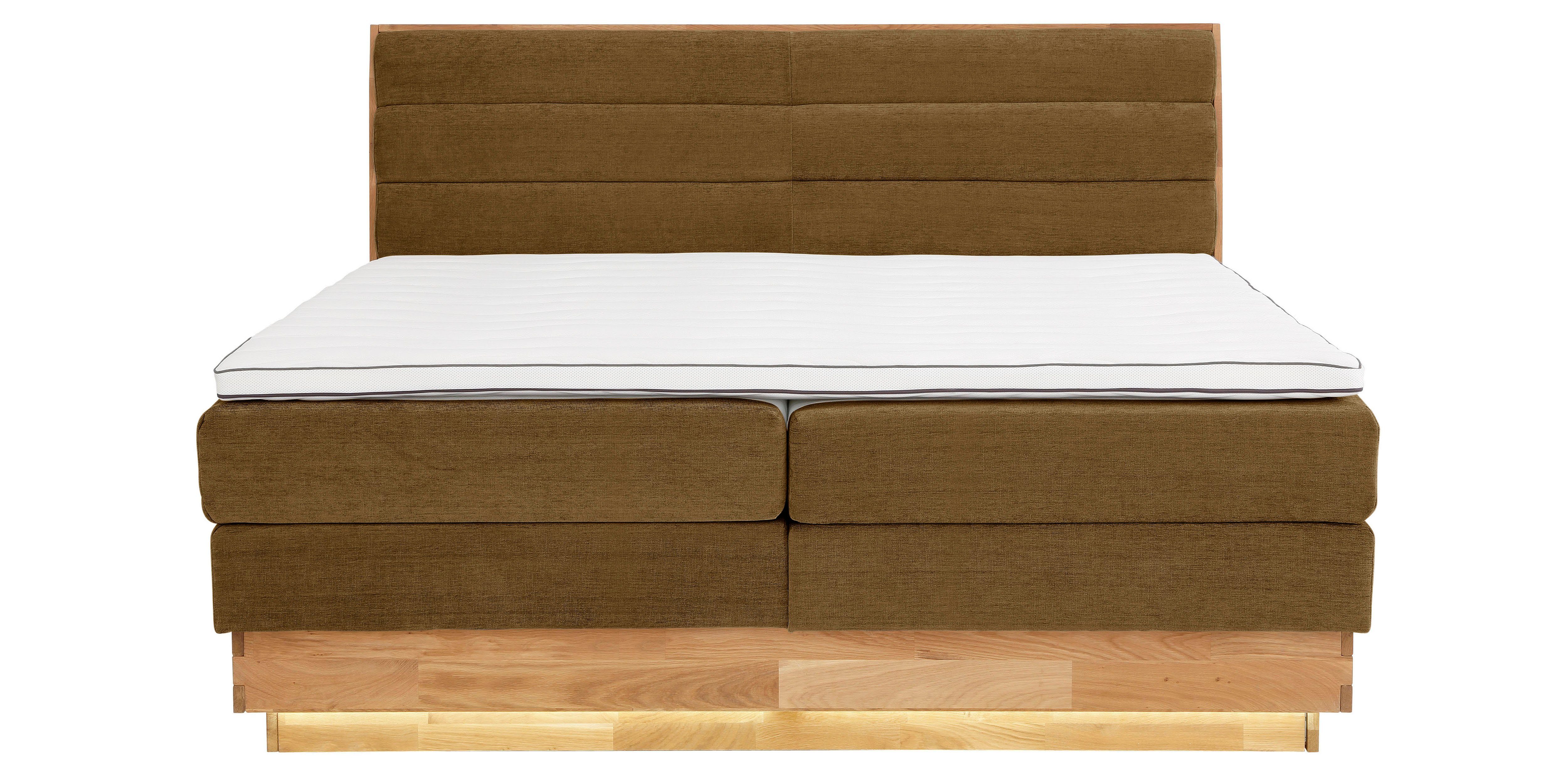 OTTO products Boxspring Ledverlichting, met gecertificeerde, gerecyclede overtrekstoffen
