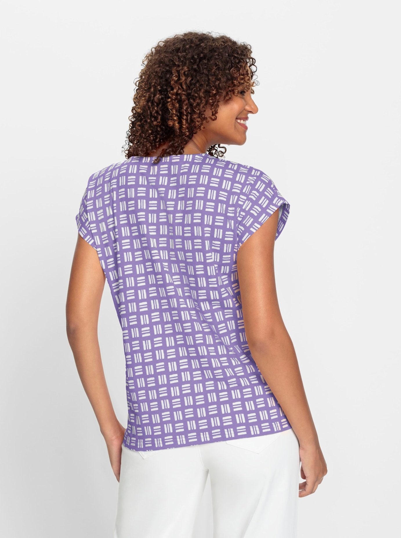 Casual Looks Shirt met print (1-delig)
