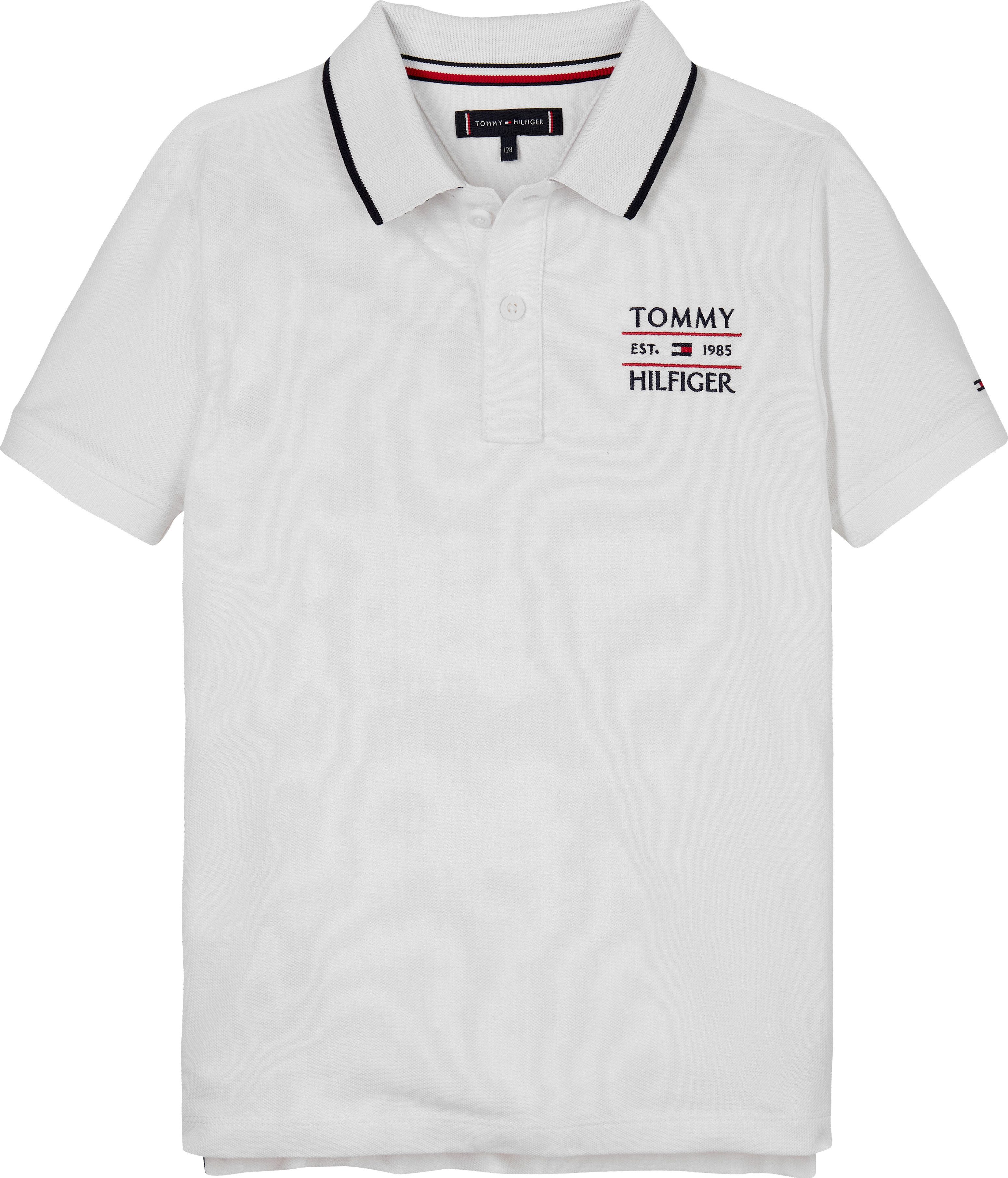 Tommy Hilfiger Poloshirt TOMMY FLAG HILFIGER POLO REG SS