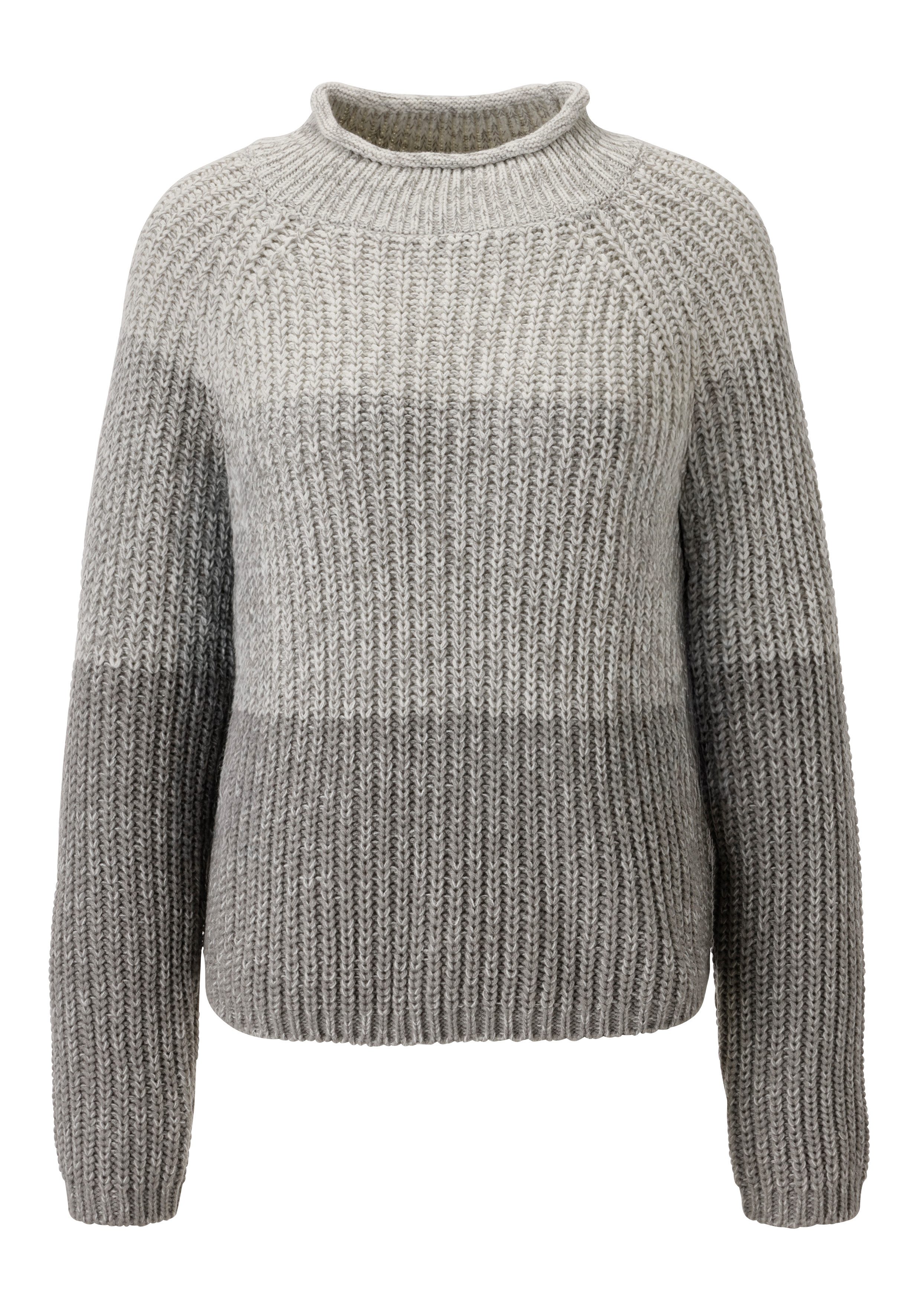 Aniston CASUAL Gebreide trui in gemêleerde color-blocking - nieuwe collectie