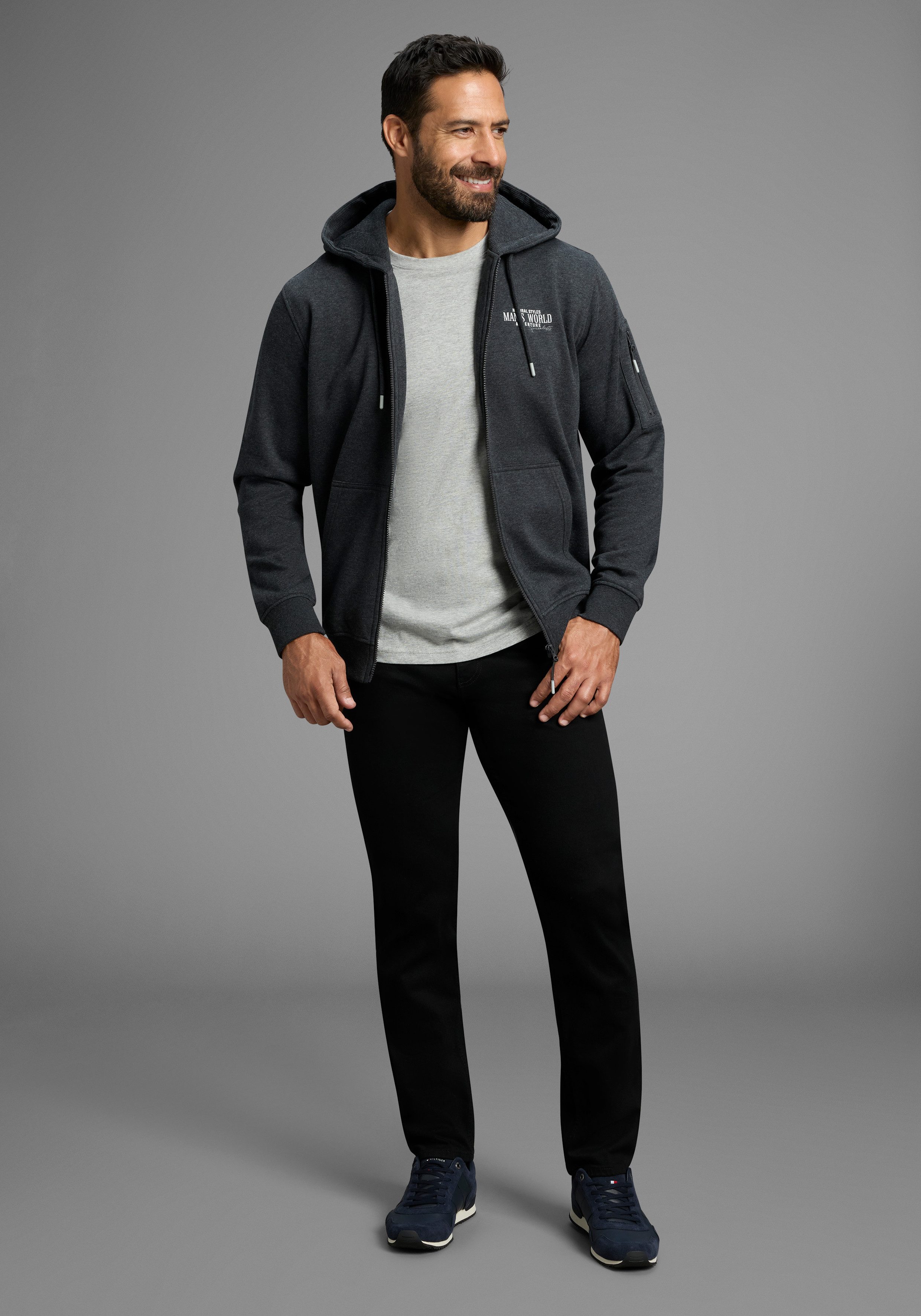 Man's World Capuchonsweatvest