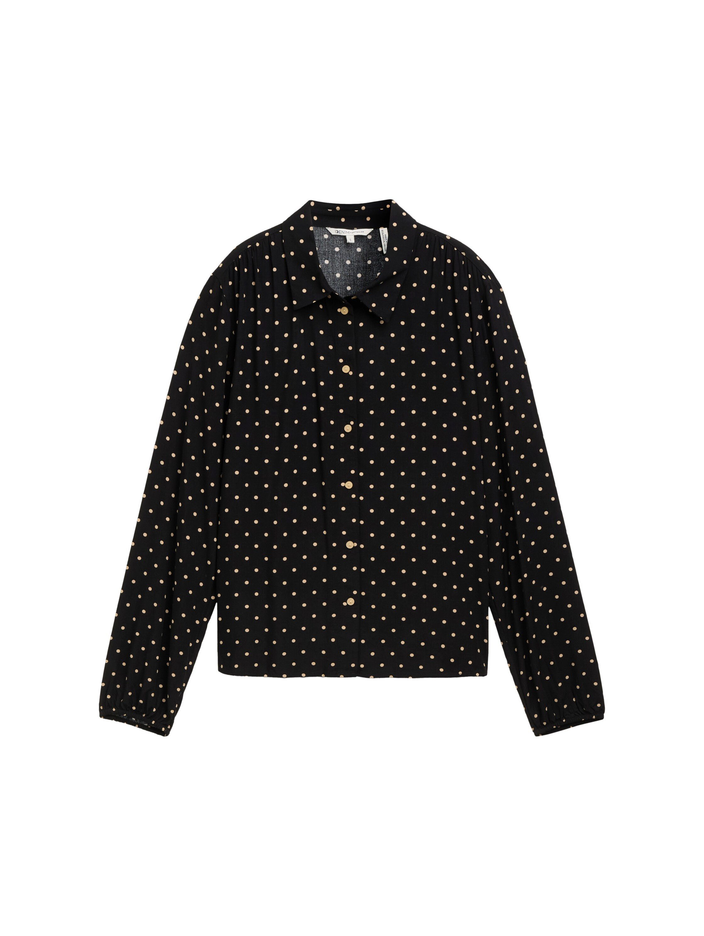 Tom Tailor Denim Blouse met lange mouwen met lenzing™ ecovero™