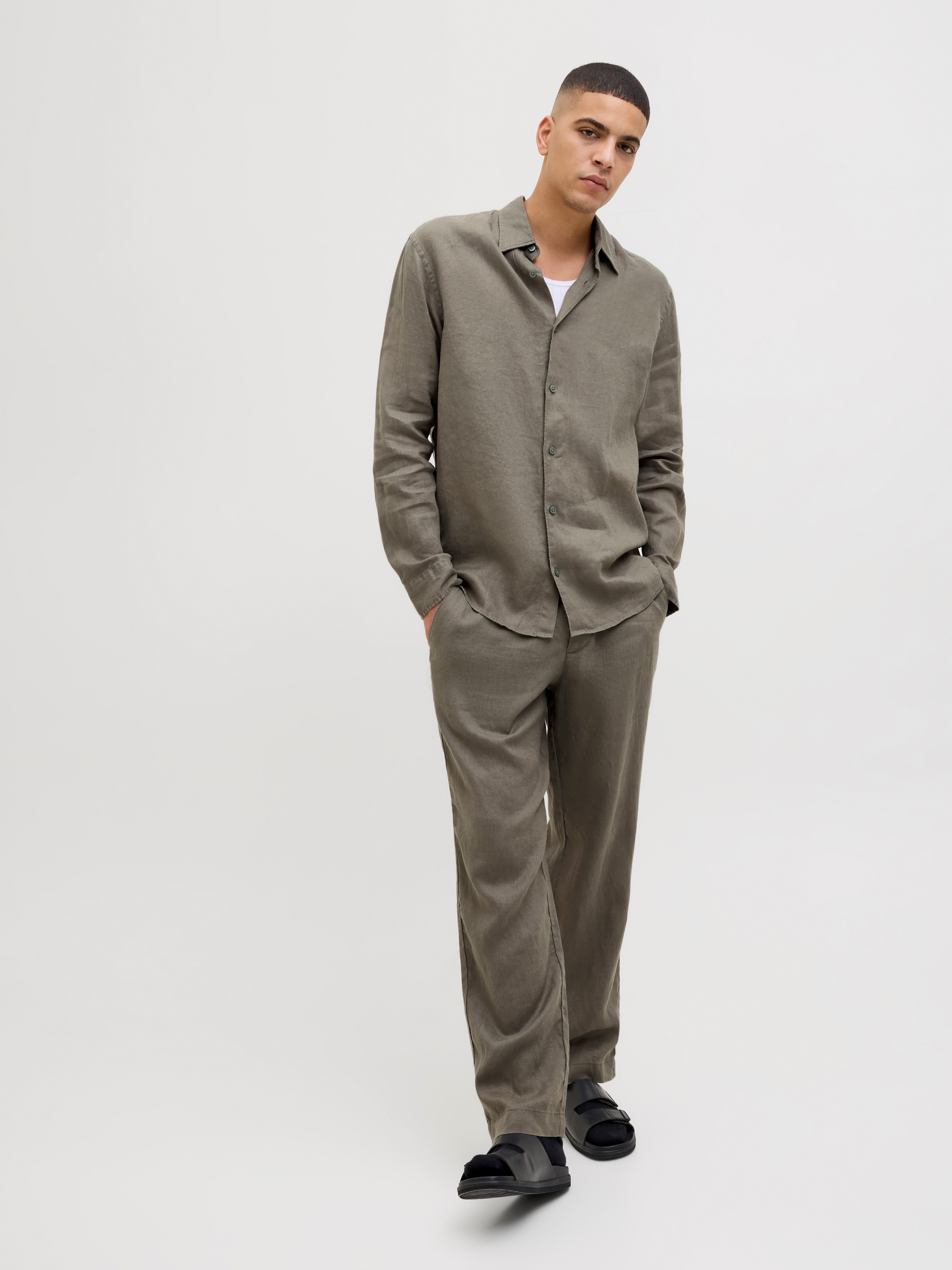 Jack & Jones Chino JPSTKARL LAWRENCE LINEN CHINO SN