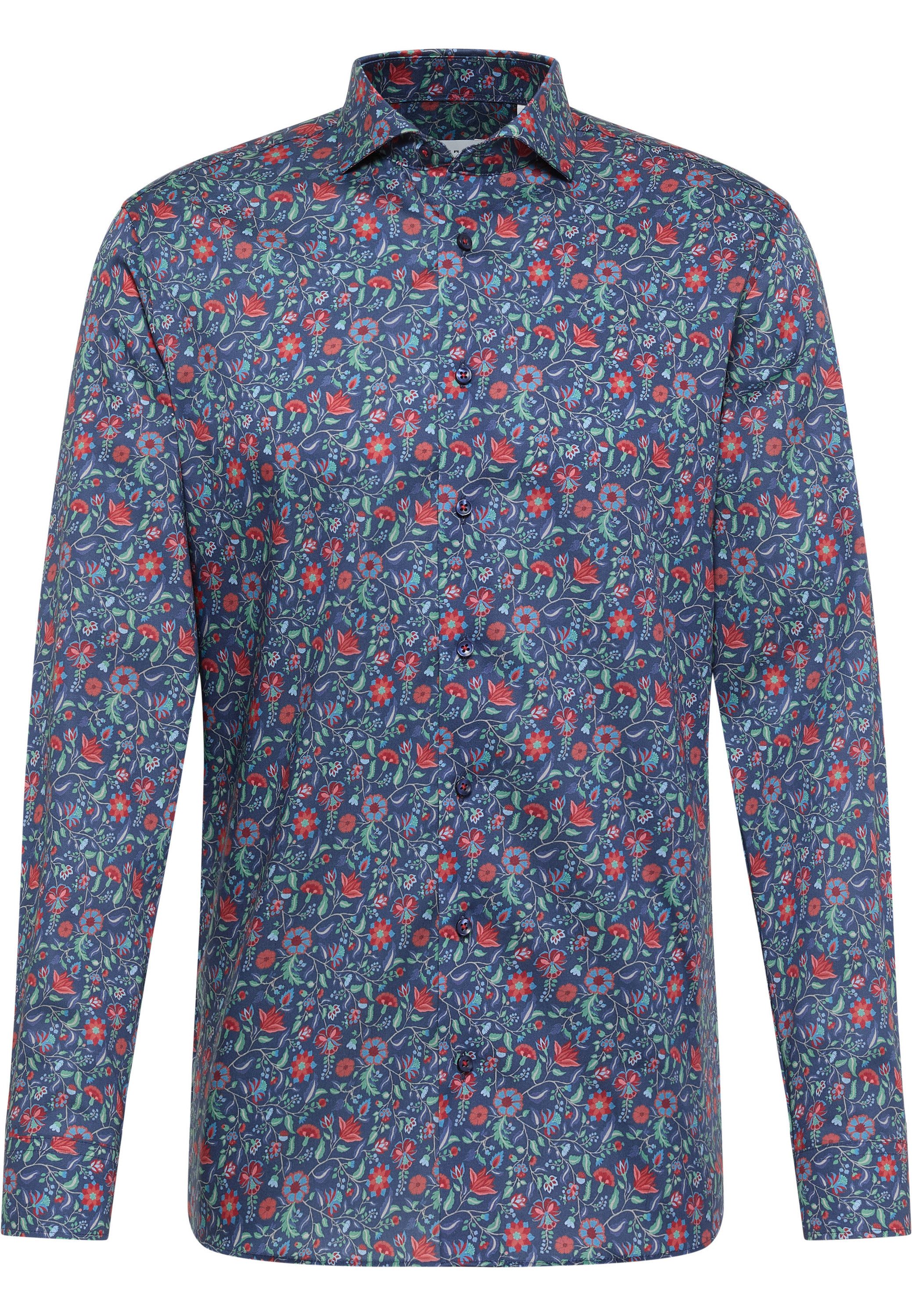 Eterna Overhemd met lange mouwen Slim fit NON IRON (strijkvrij)