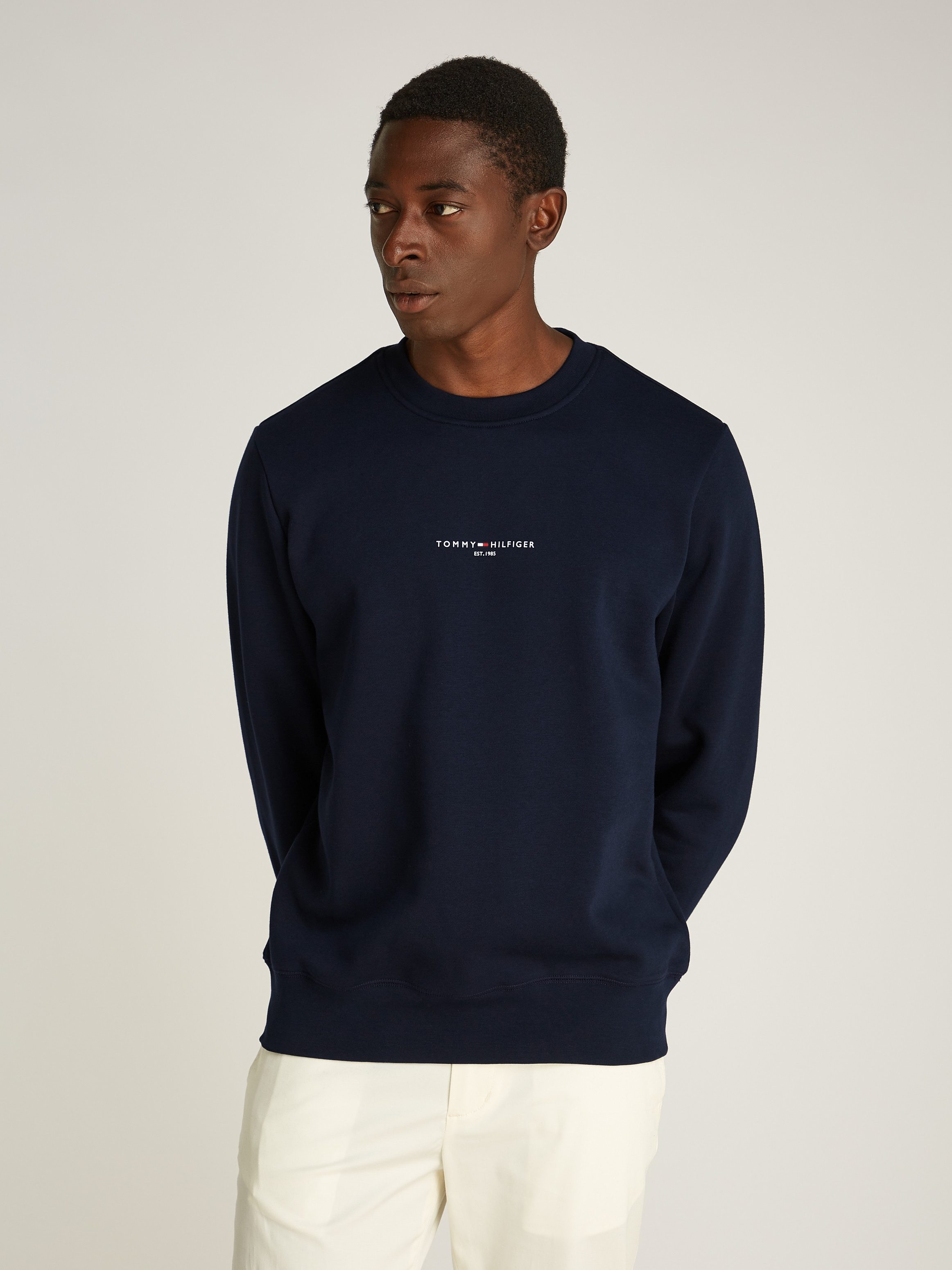 Tommy Hilfiger Sweatshirt TOMMY LOGO TIPPED CREWNECK