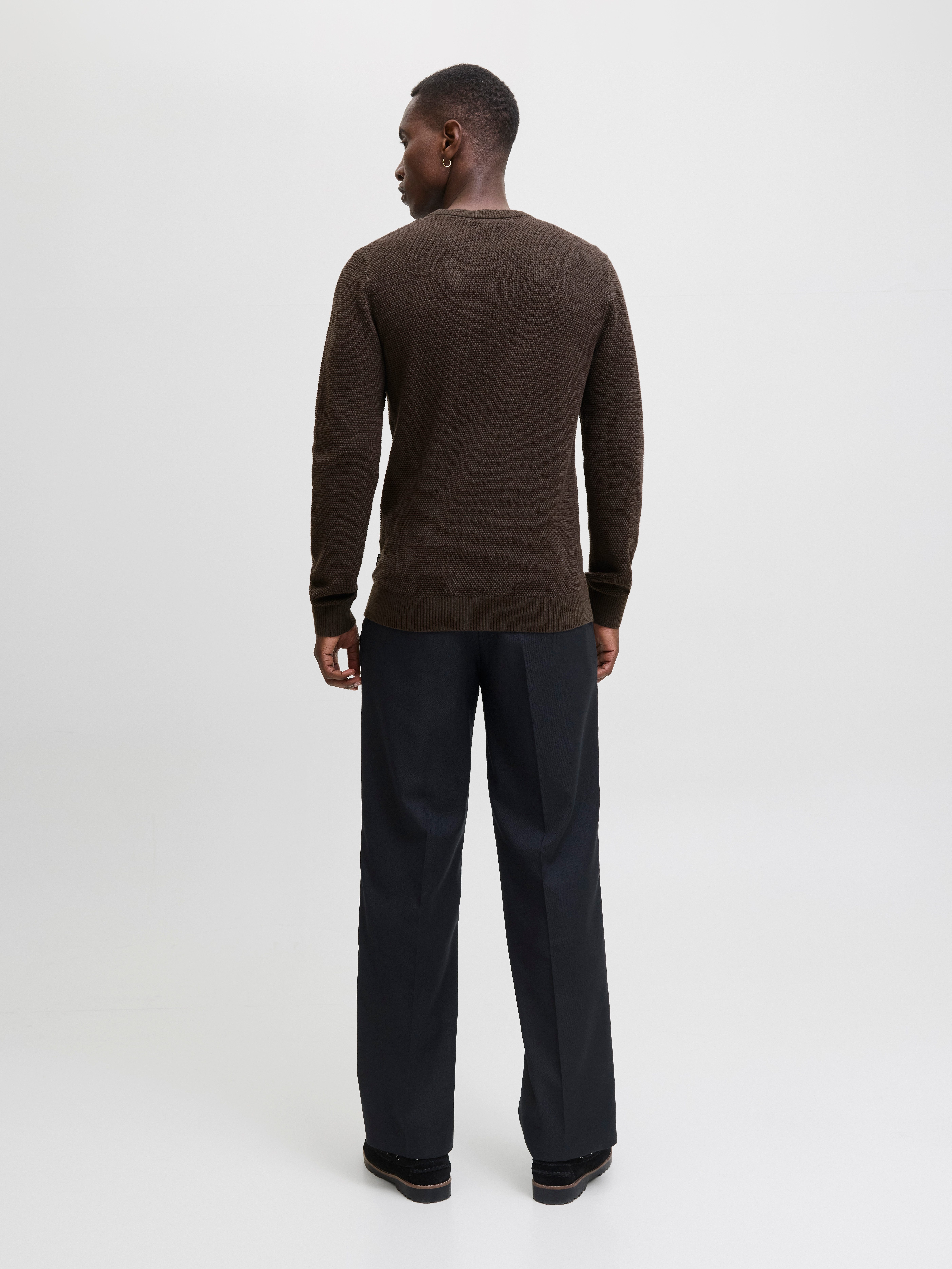 Jack & Jones Trui met ronde hals JJEGLOBE KNIT CREW NECK NOOS