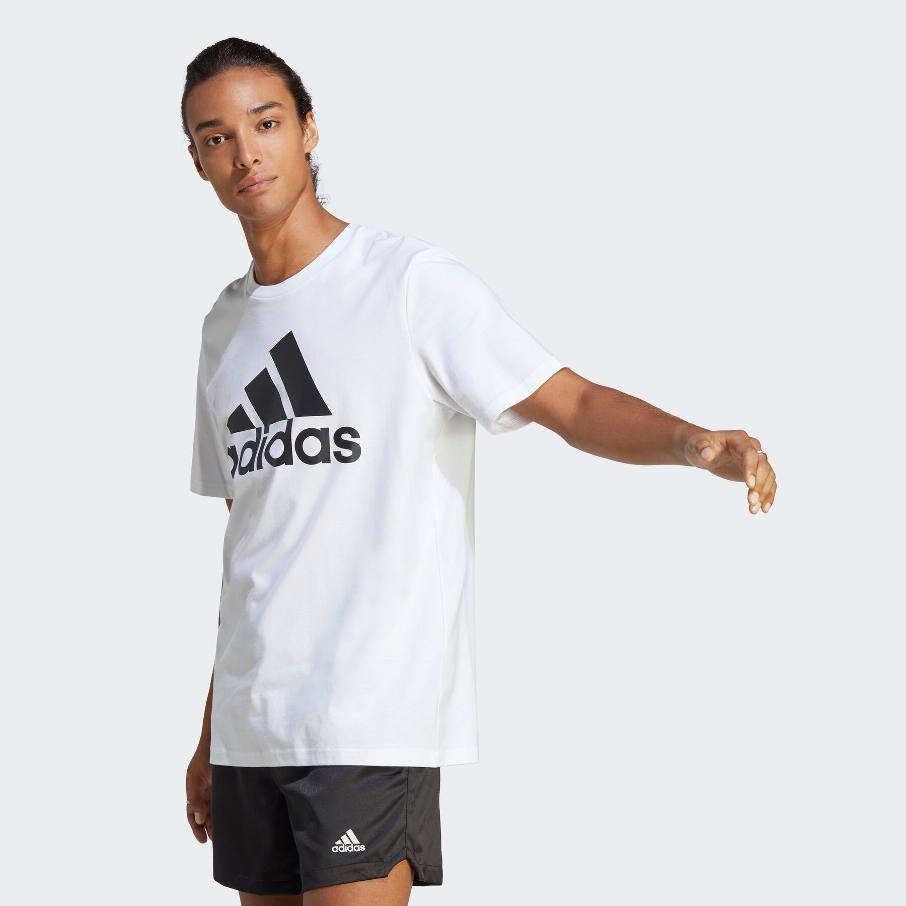 adidas Sportswear T-shirt M BL SJ T heren t-shirts maat XL wit