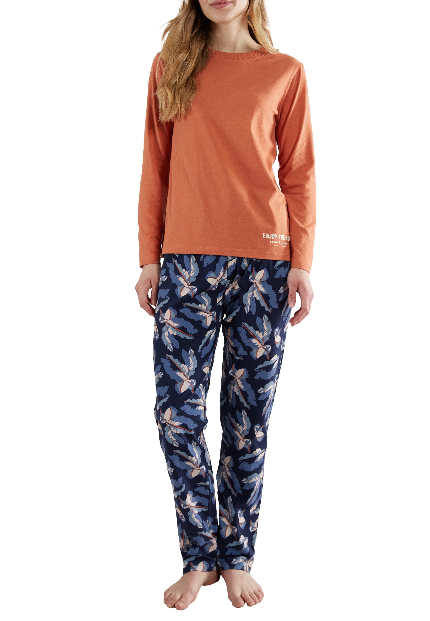 Tom Tailor Pyjama Manilla met gedessineerde broek (2-delig)